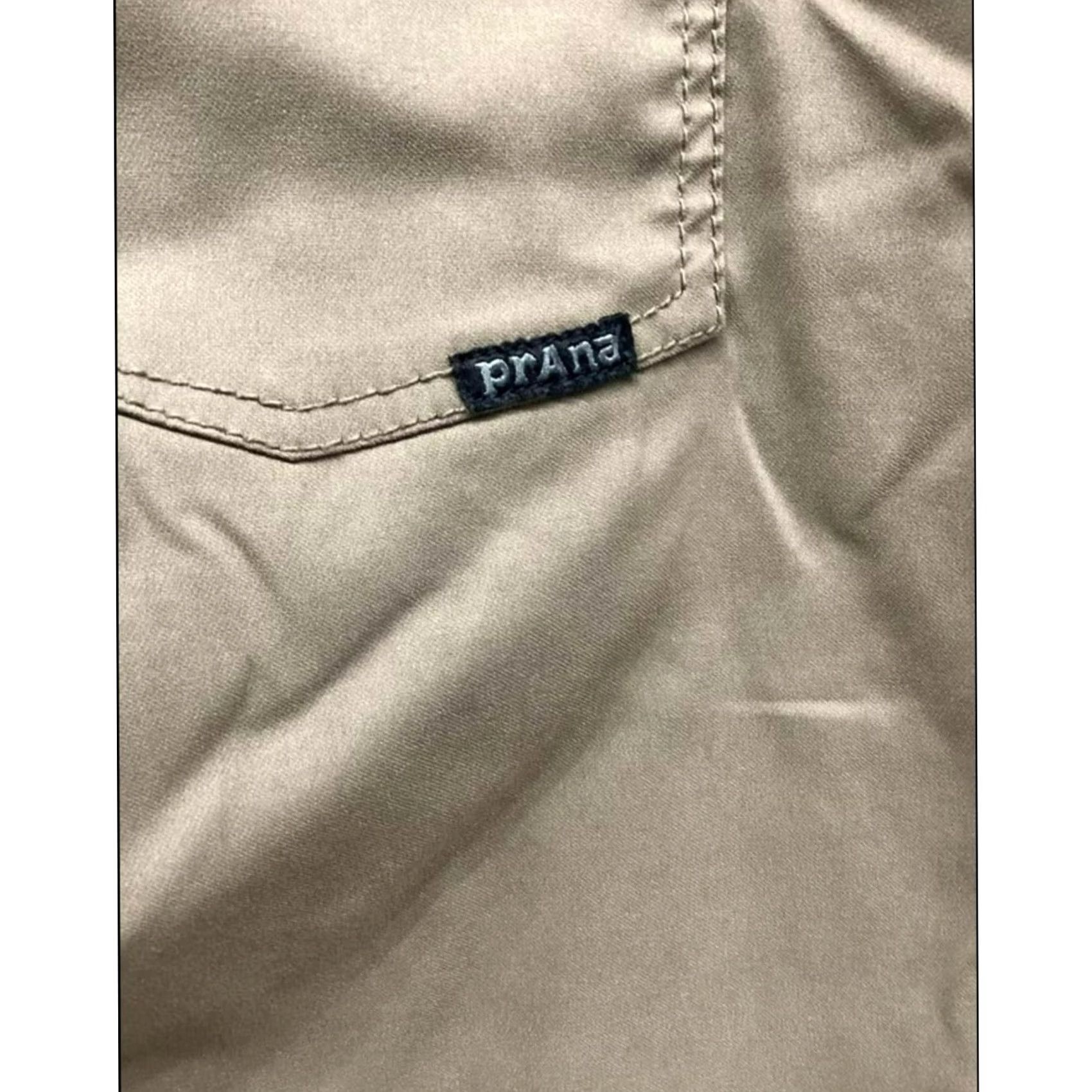 Prana PrAna Pants Men 36x32 Brown Slim Fit Ankle 32 Inseam Regular Size 36W 32L Mens Size US 36 / EU 52 - 5 Thumbnail
