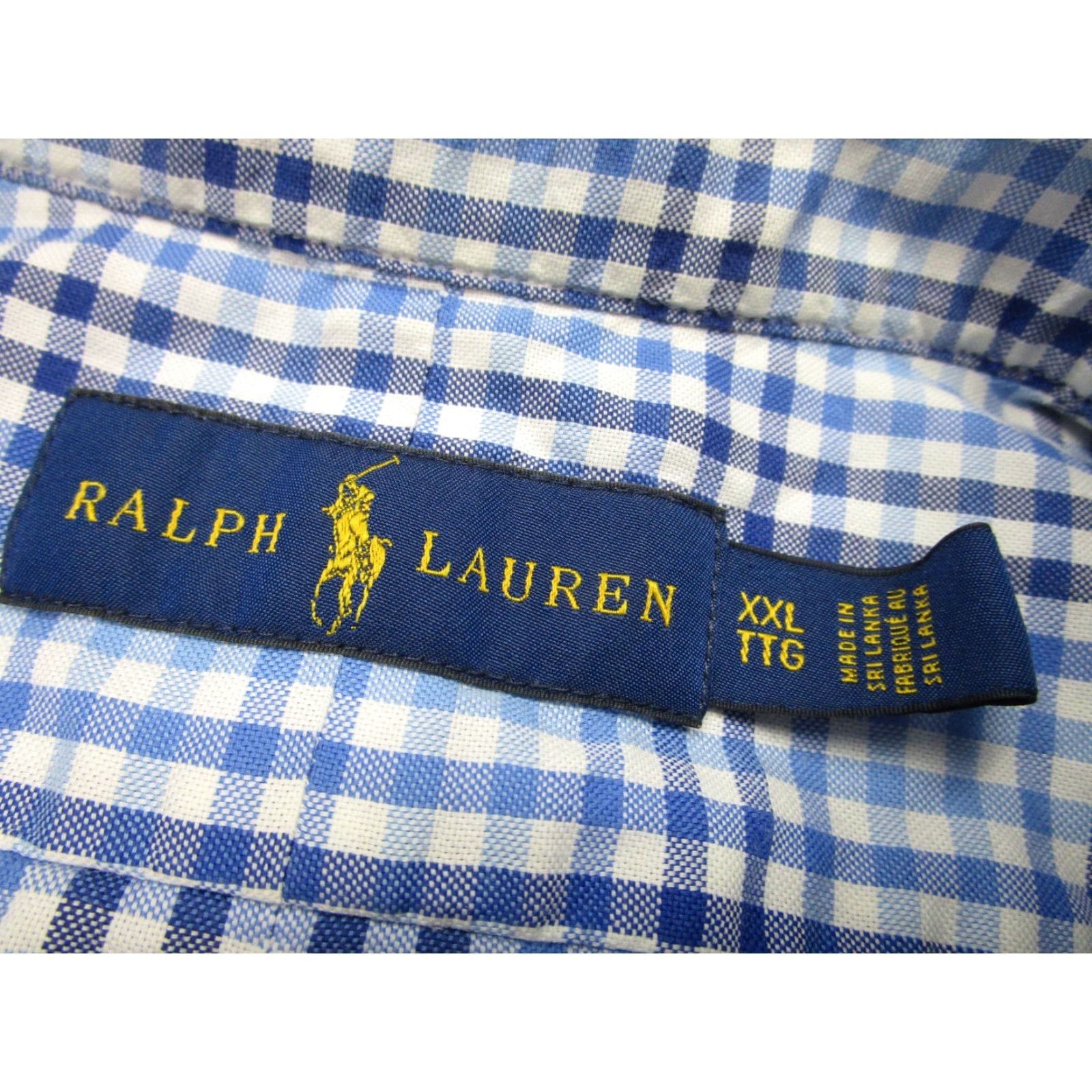 Ralph Lauren Ralph Lauren Shirt Mens 2XL Blue White Plaid Checkered Button-Down Casual XXL Size US XXL / EU 58 / 5 - 5 Thumbnail
