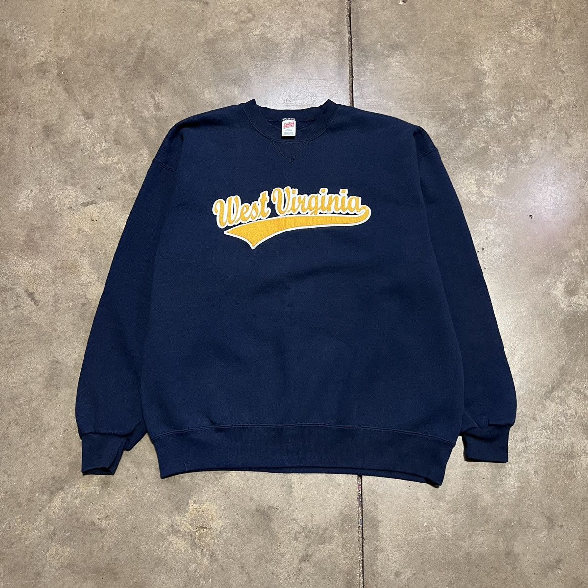 Vintage Vintage West Virginia Mountaineers Sweatshirt College 90s Size US XL / EU 56 / 4 - 4 Thumbnail