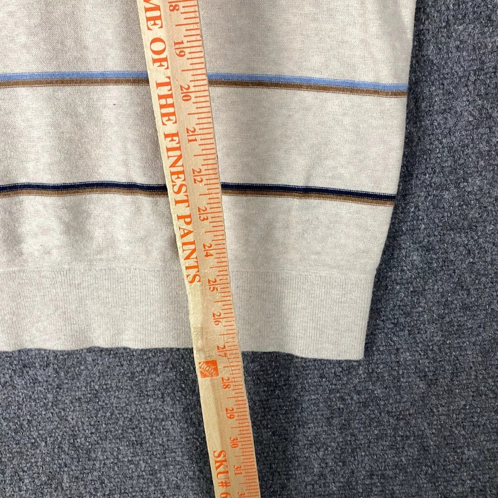 Gap Gap Sweater Men's XL Crew Neck Striped Beige Adults Casual Size US XL / EU 56 / 4 - 5 Thumbnail
