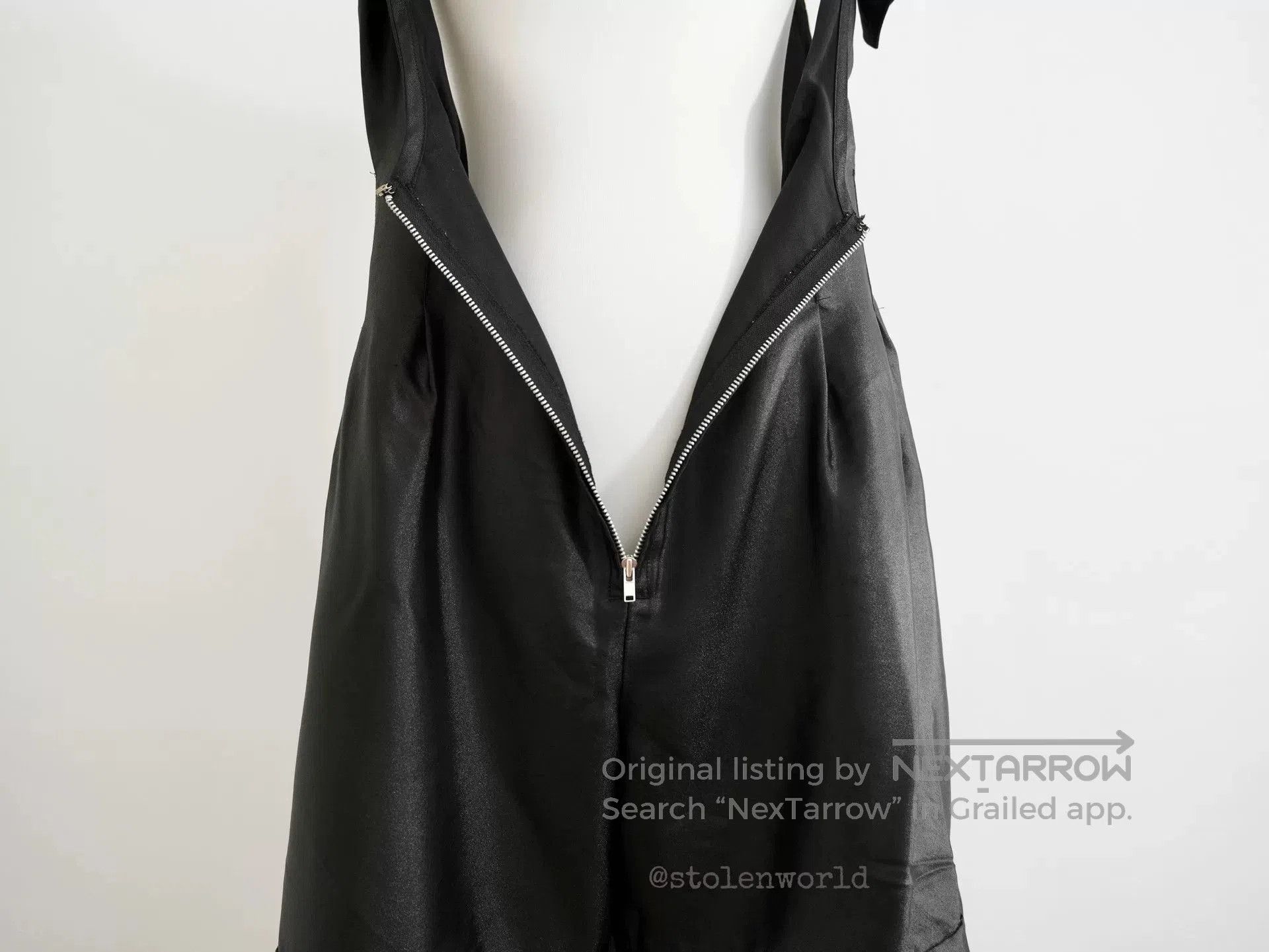 Limi Feu black bow tie jumpsuit with adjustable straps. Size S / US 4 / IT 40 - 6 Thumbnail
