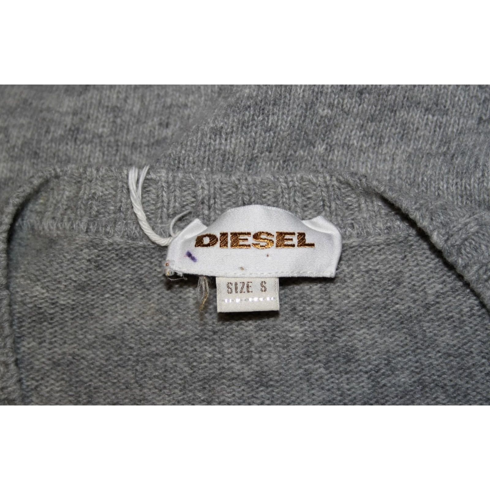 Diesel Diesel mens jumper sweater Size S Grey Wool Pullover Size US S / EU 44-46 / 1 - 3 Thumbnail