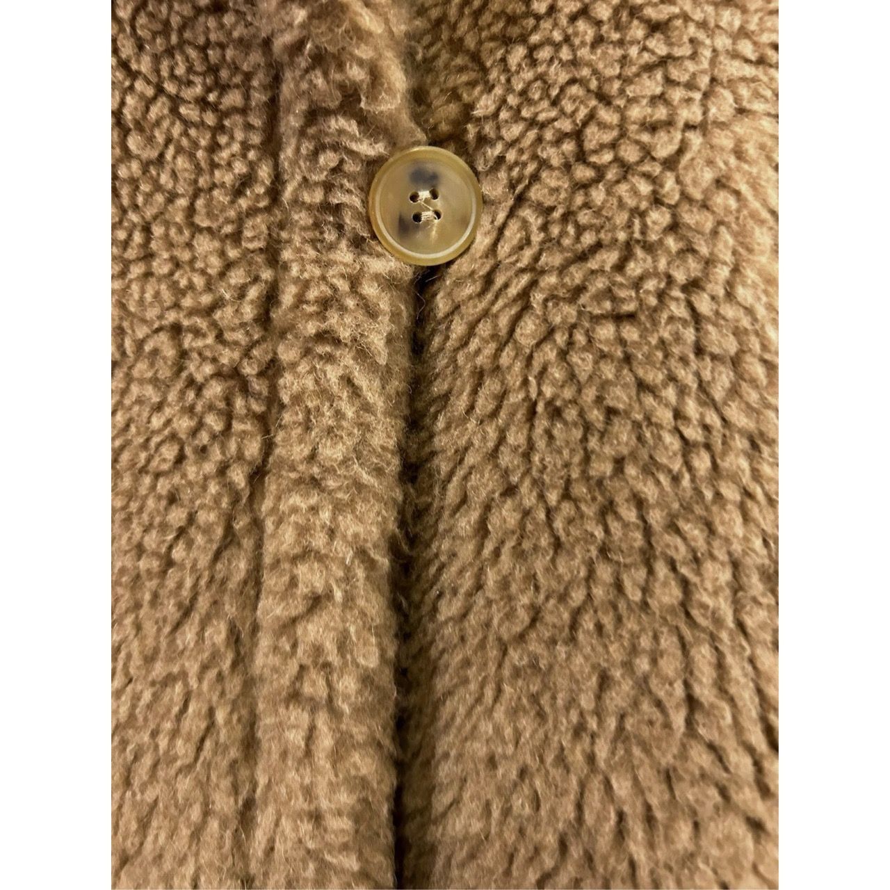 Max Mara Max Mara Womens Camel Teddy Coat Size 6 Wool & Silk Blend Size M / US 6-8 / IT 42-44 - 7 Thumbnail
