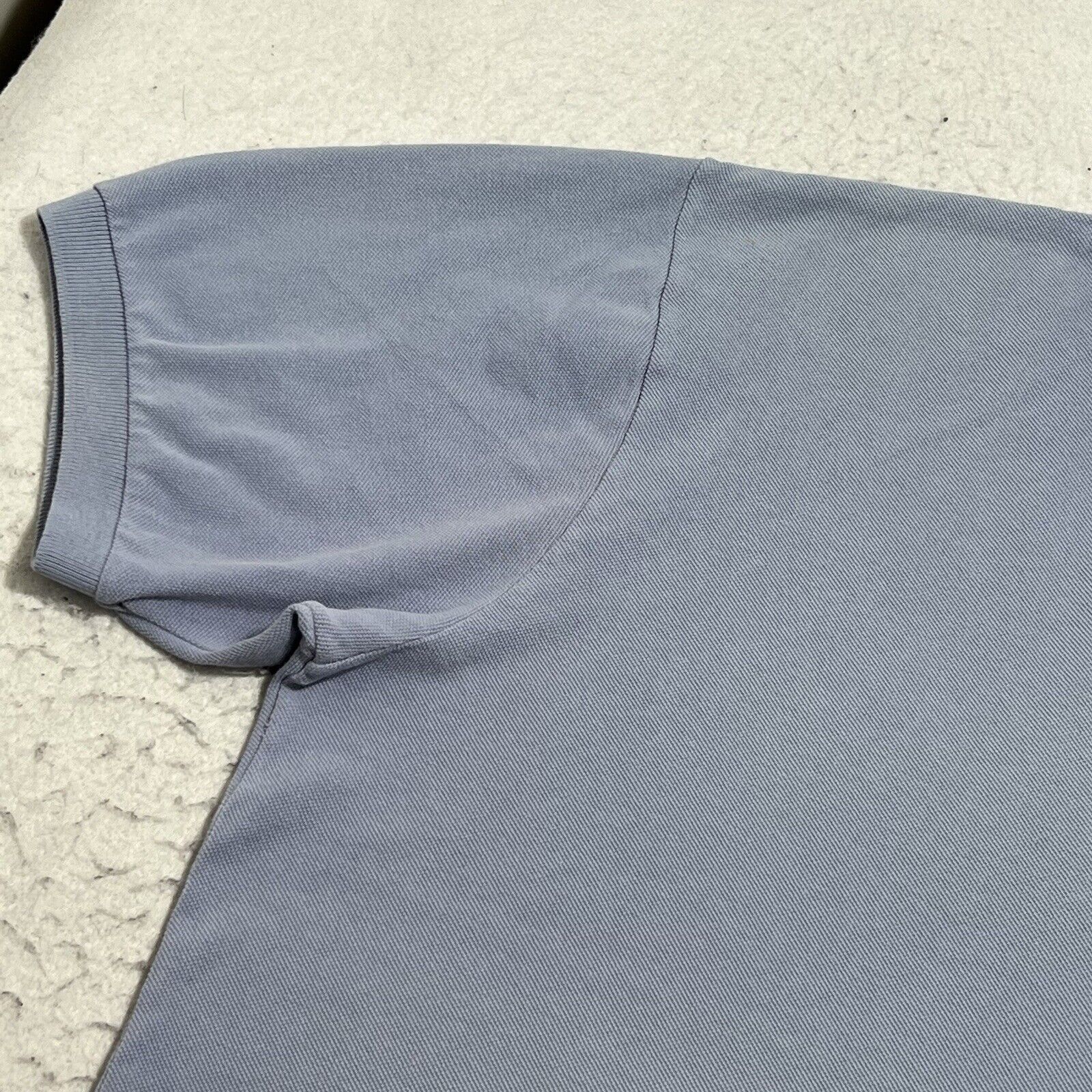 Polo Ralph Lauren Polo Ralph Lauren Light Blue Polo Navy Pony Logo Shirt Size US XL / EU 56 / 4 - 4 Thumbnail