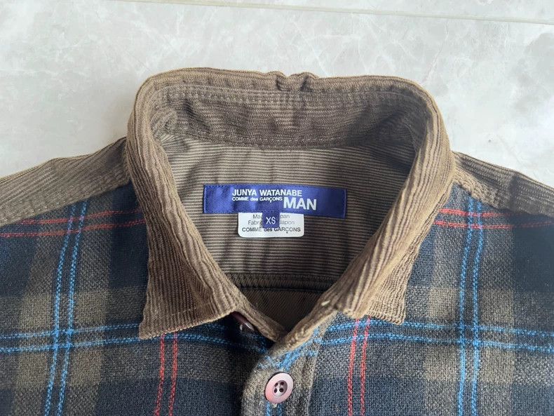 Comme des Garcons Comme Des Garcons Splicing wool shirt 2503-Nextarrow Size US XS / EU 42 / 0 - 2 Thumbnail