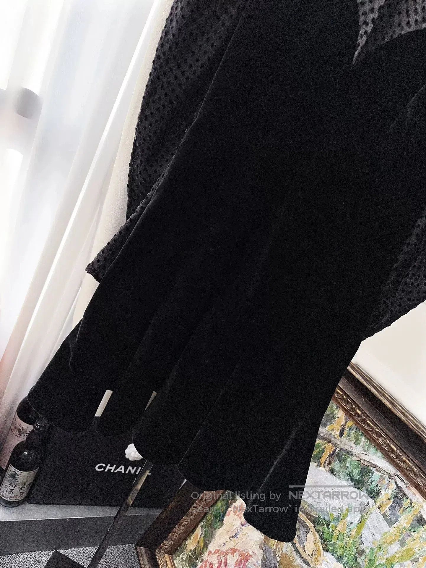 Valentino Valentino Black Polka Dot Long Sleeve Dress. Size US 38 / EU 54 - 2 Thumbnail