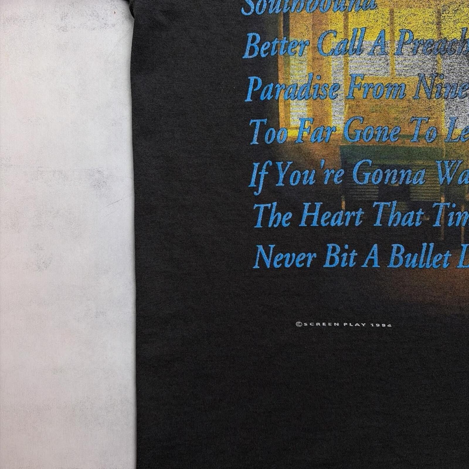 Fruit Of The Loom Vintage Sammy Kershaw Feeling Good Train Country T-Shirt Size US L / EU 52-54 / 3 - 6 Thumbnail