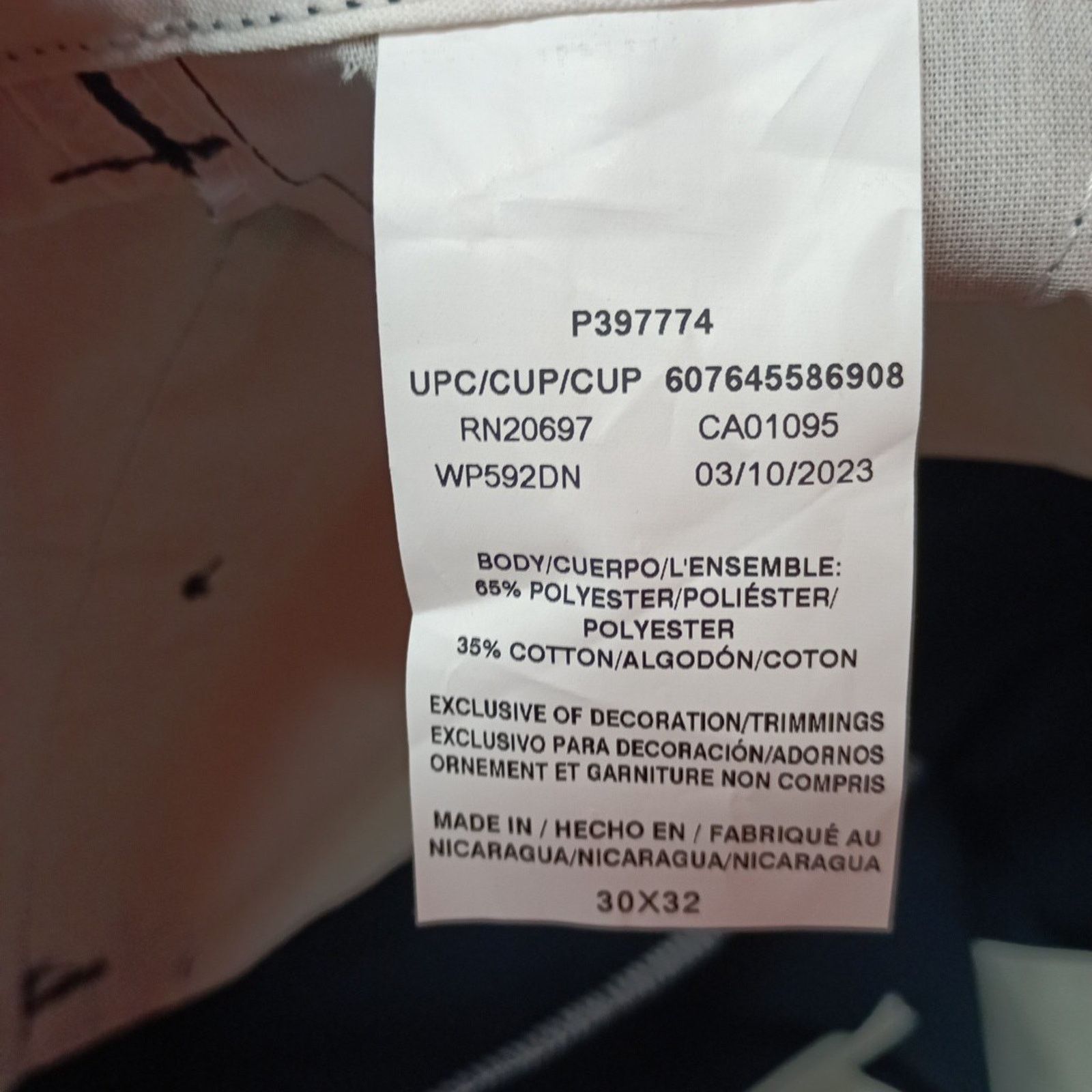 Dickies Dickies Cargo Pants Men's Size 30x32 Navy Blue Relaxed Fit Size US 30 / EU 46 - 5 Thumbnail