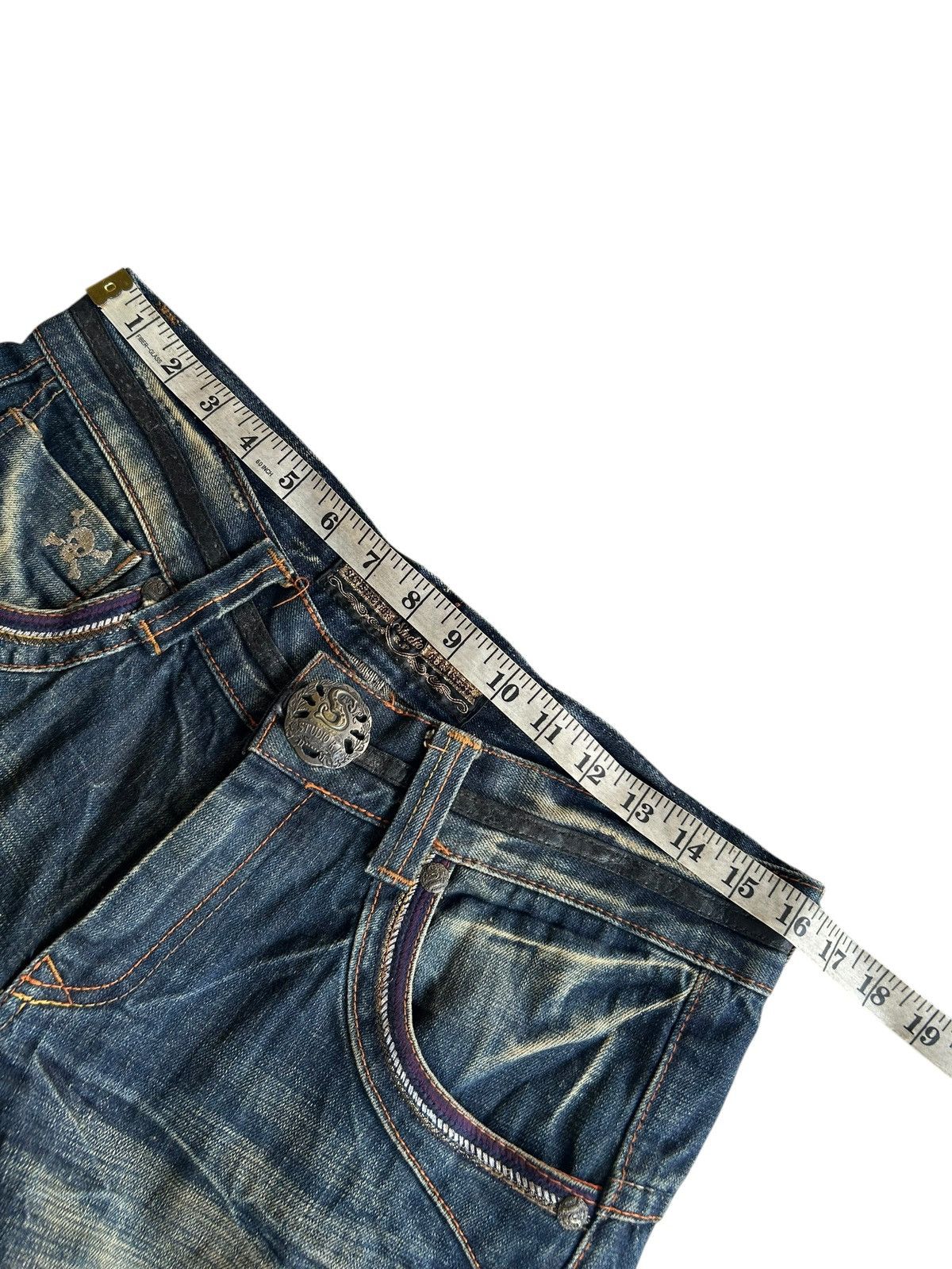 Japanese Brand × Kapital × Vintage Rusty Skull Japanese Brand Studio R.P Denim Jeans Size US 32 / EU 48 - 16 Thumbnail