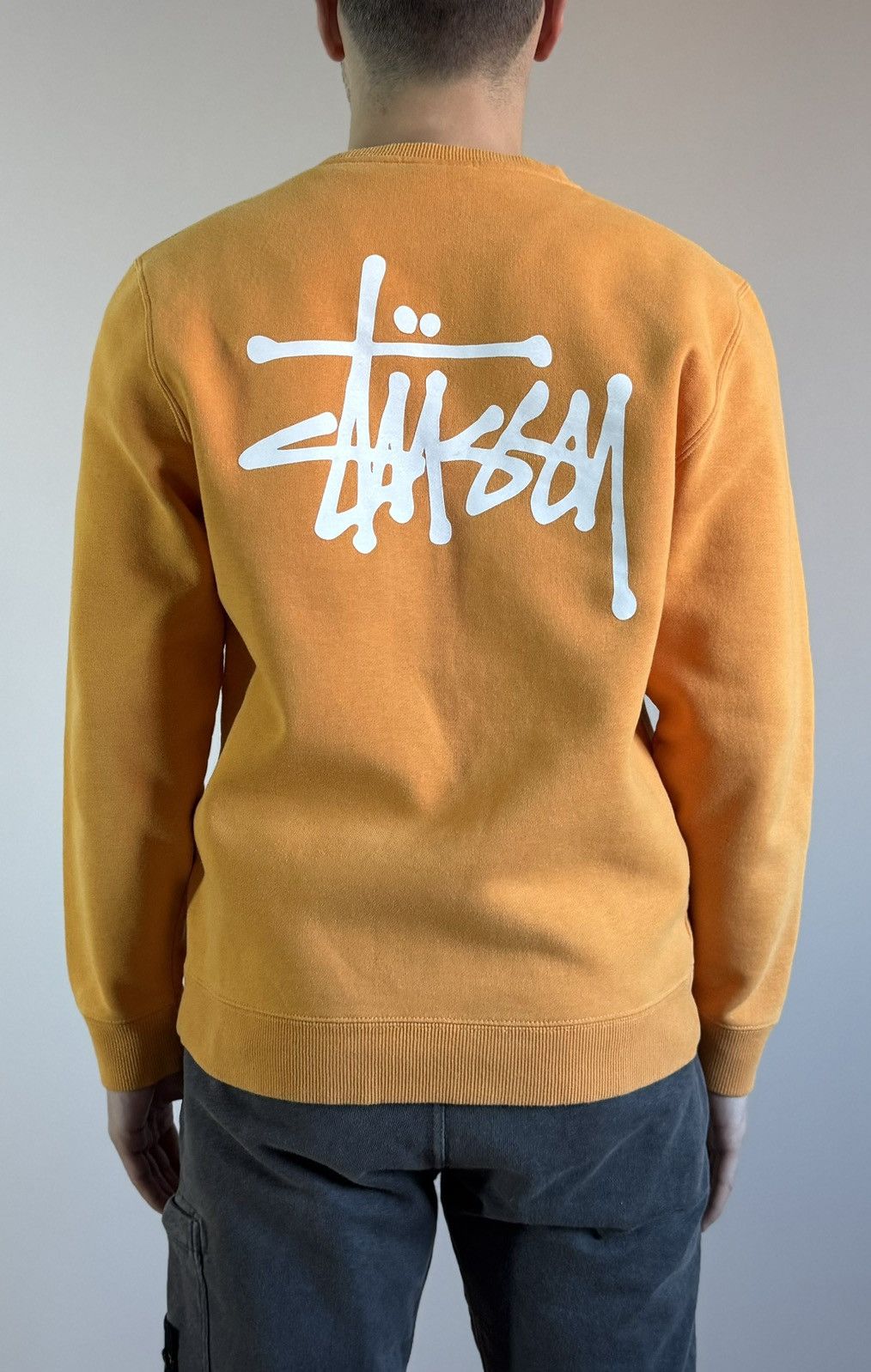 Stussy Stussy Basic Logo Sweatshirt Orange M Size US M / EU 48-50 / 2 - 7 Thumbnail