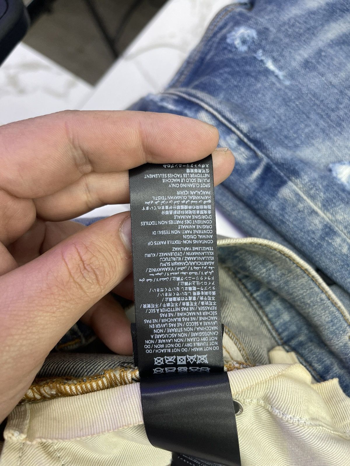 Amiri Amiri Mx1 blue/Green jean Size US 30 / EU 46 - 10 Thumbnail