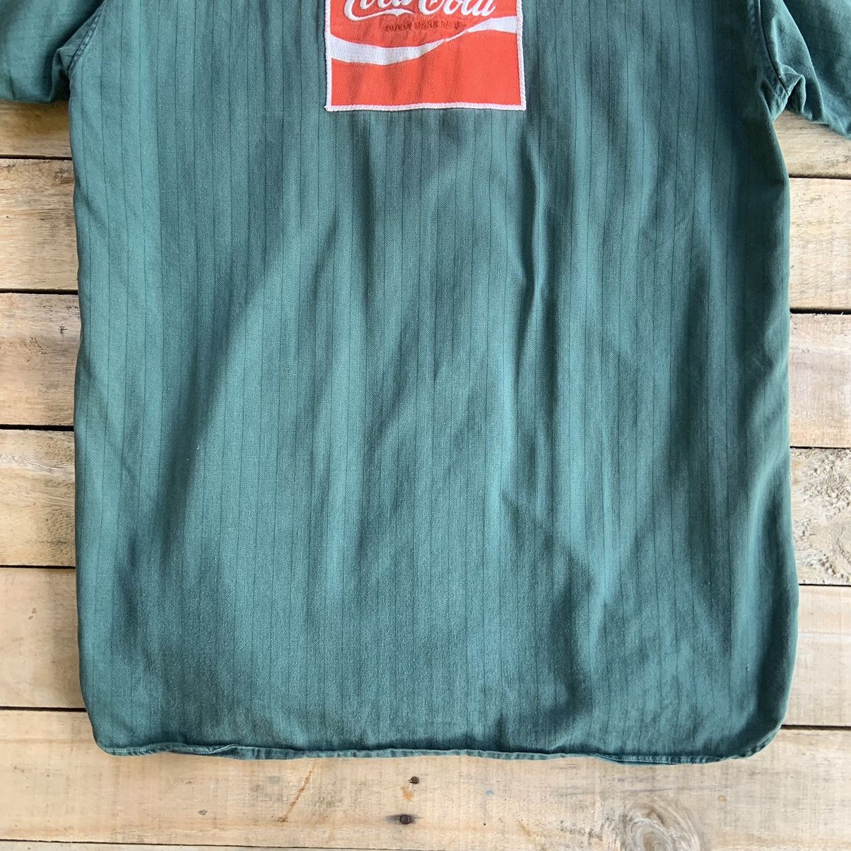 Vintage Vintage Work Shirt Coca Cola Patch Size US S / EU 44-46 / 1 - 8 Thumbnail