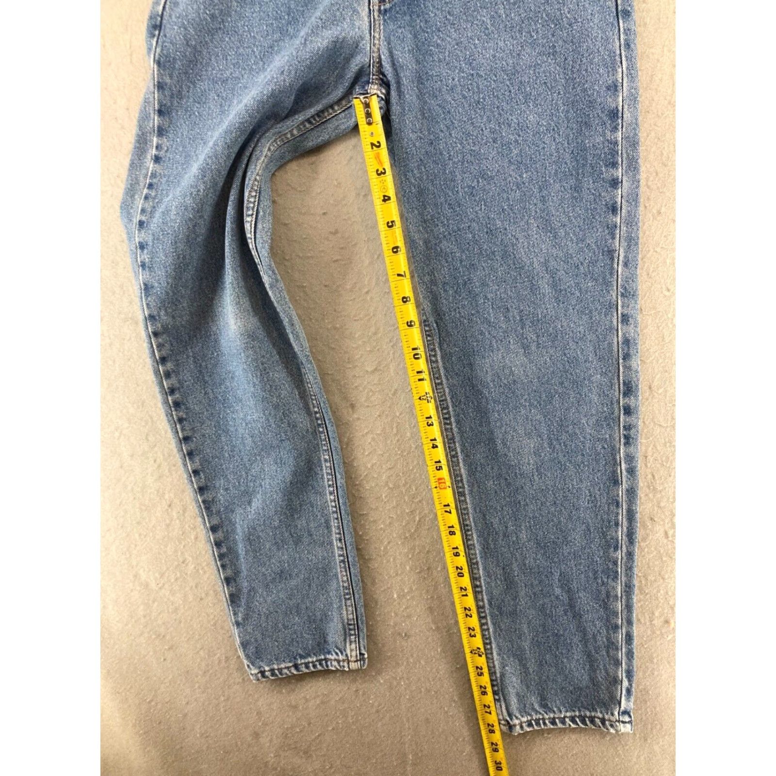 Jordache VINTAGE Jordache Jeans 5 Regular Blue High Rise Tapered 90s Womens Size 27" / US 4 / IT 40 - 5 Thumbnail