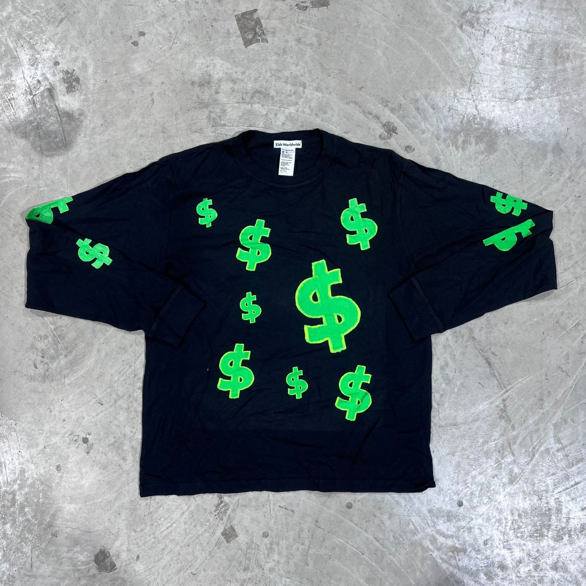 Other NEW KIDS WORLDWIDE DOLLAR BILL LS TEE SZ XL Size US XL / EU 56 / 4 - 3 Thumbnail