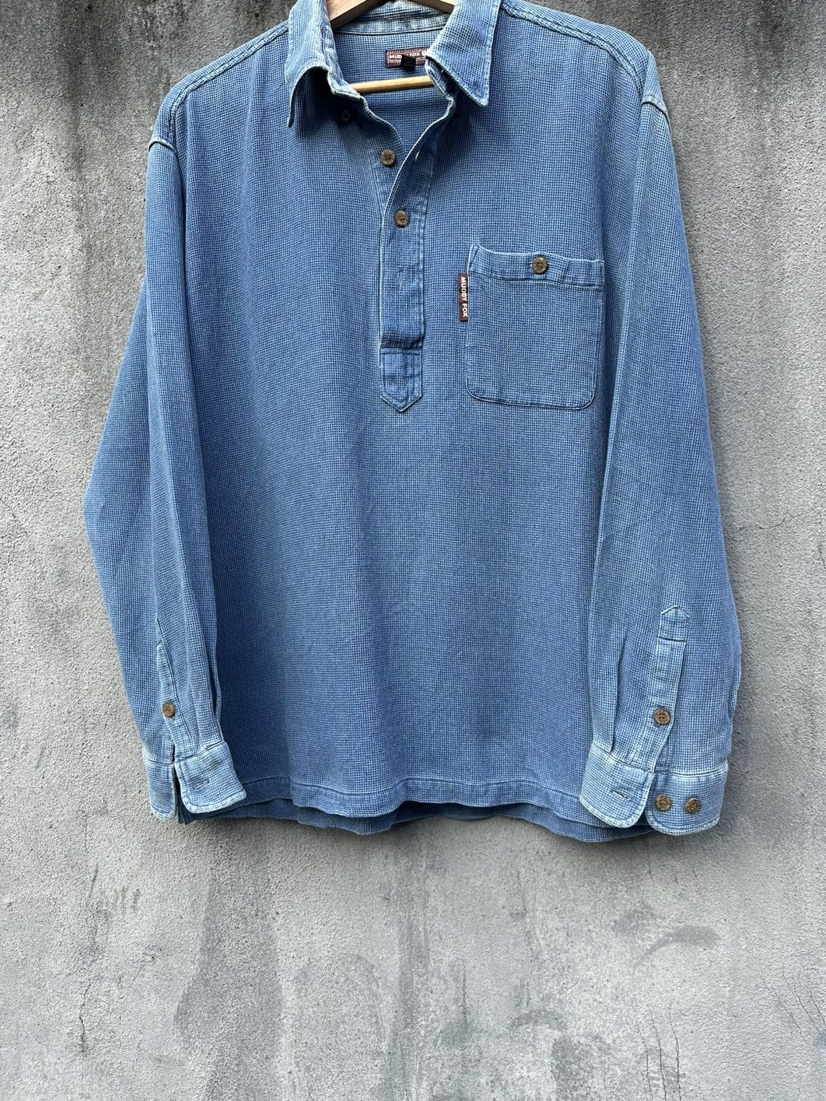 Vintage THRASHED Faded Muddy Fox Pullover ERD Long Sleeves Tshirt Size US L / EU 52-54 / 3 - 6 Thumbnail