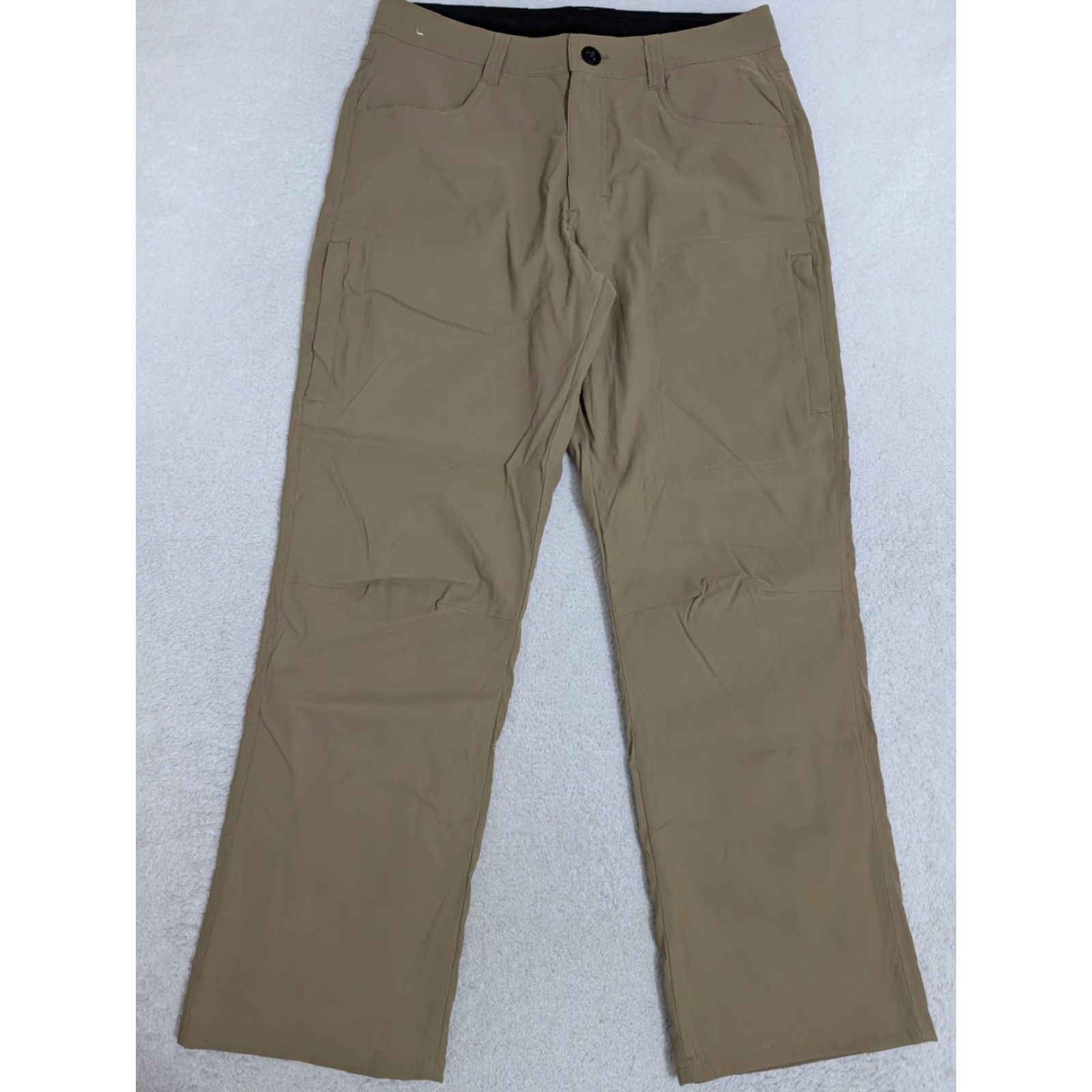 Orvis Orvis Mens Cargo Pants Khaki Fleece Lined Tech Stretch Nylon Spandex 32x30 Straight Regular Casual Travel Outdoor Size US 32 / EU 48 - 6 Thumbnail