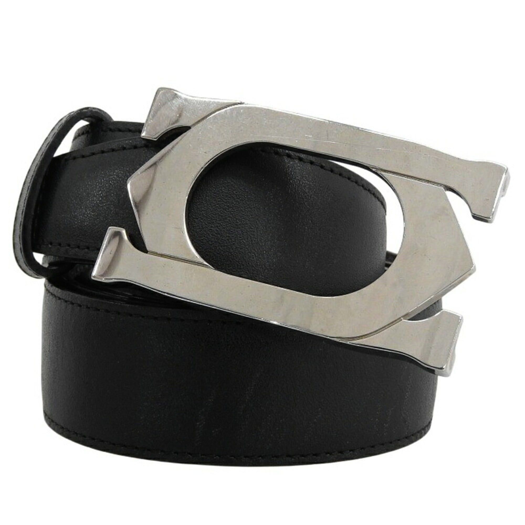Cartier Cartier Connect Cross Unisex Leather Belt, Black x Brown Silver, Reversible Size ONE SIZE - 1 Thumbnail
