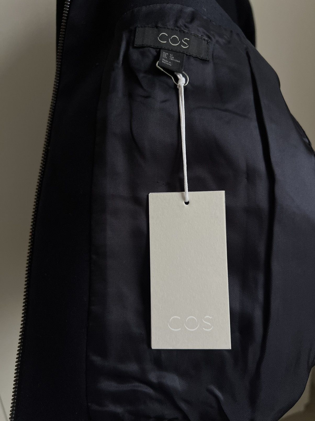 Cos COS x MR PORTER Navy Bomber Jacket – Never Worn with Tags Size US L / EU 52-54 / 3 - 4 Thumbnail
