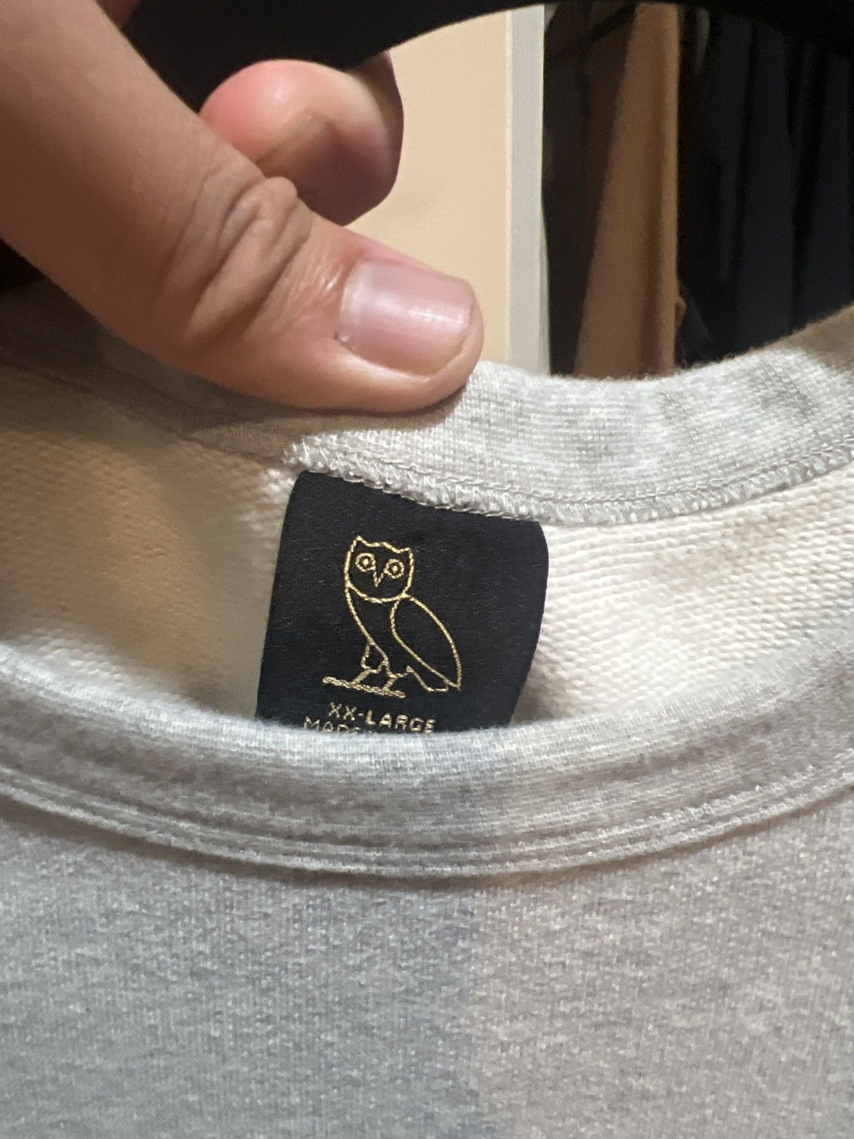 October's Very Own OVO Grey sweatshirt Size US XXL / EU 58 / 5 - 3 Thumbnail