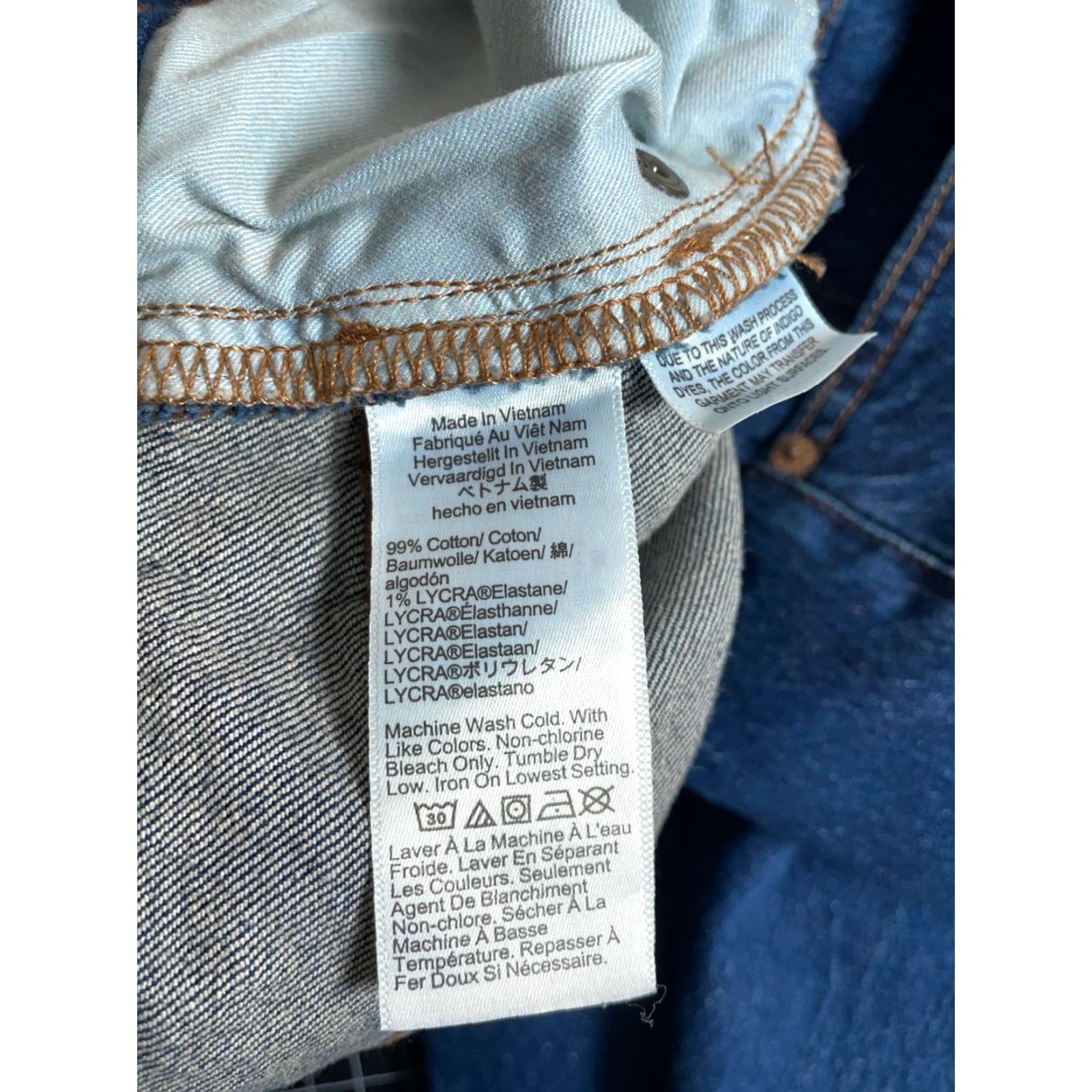 J.Crew VINTAGE J.Crew Wide Leg Jeans Women’s 38 Waist 32 Inseam Blue Denim High Rise Stretch Retro Size 26" / US 2 / IT 38 - 4 Thumbnail