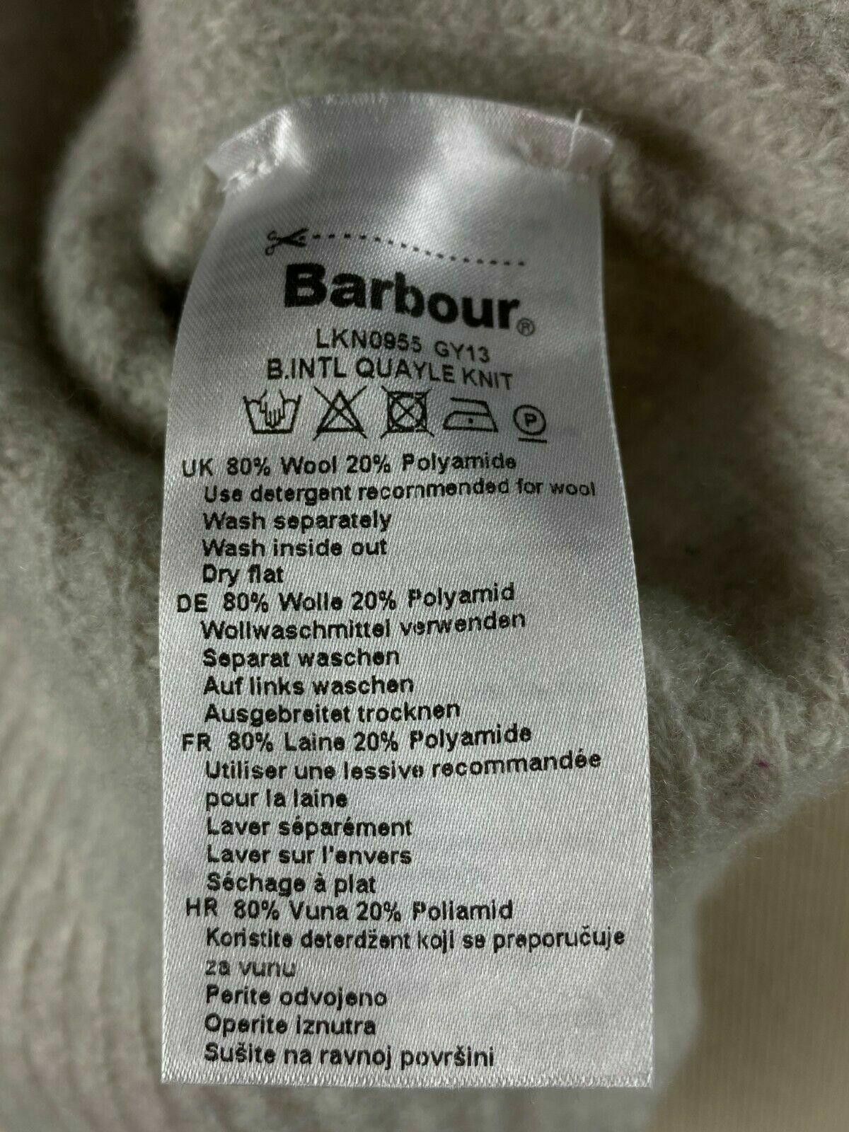 Barbour Barbour International Grey Mock Neck Wool Size USA 8 UK 12 Size M / US 6-8 / IT 42-44 - 11 Thumbnail