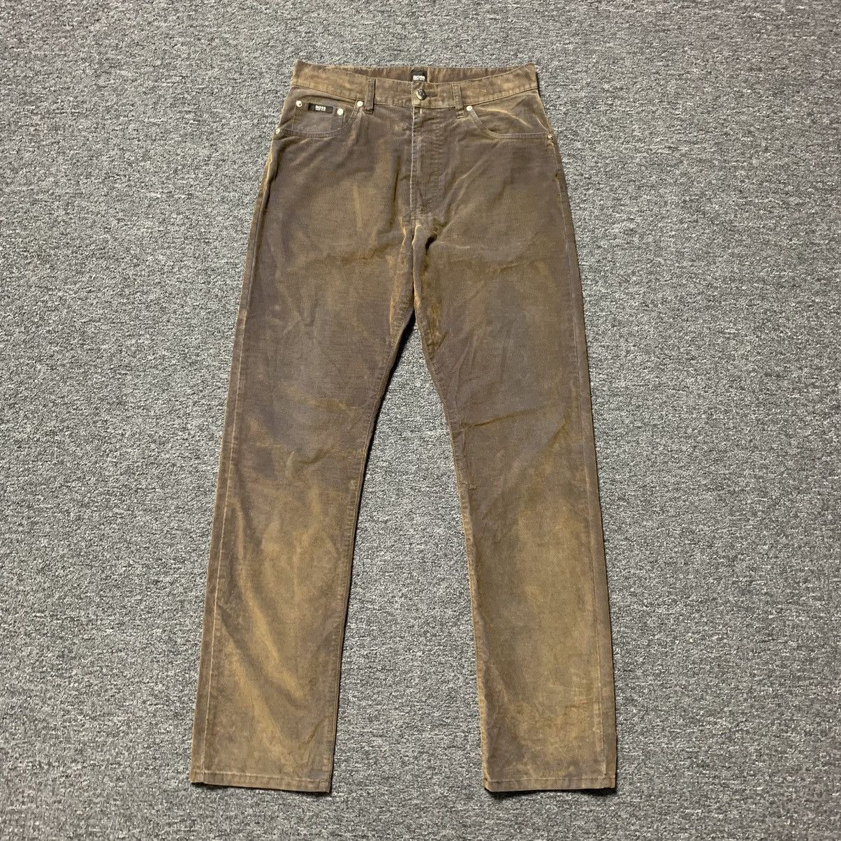 Hugo boss vintage bleached corduroy pants Montana
