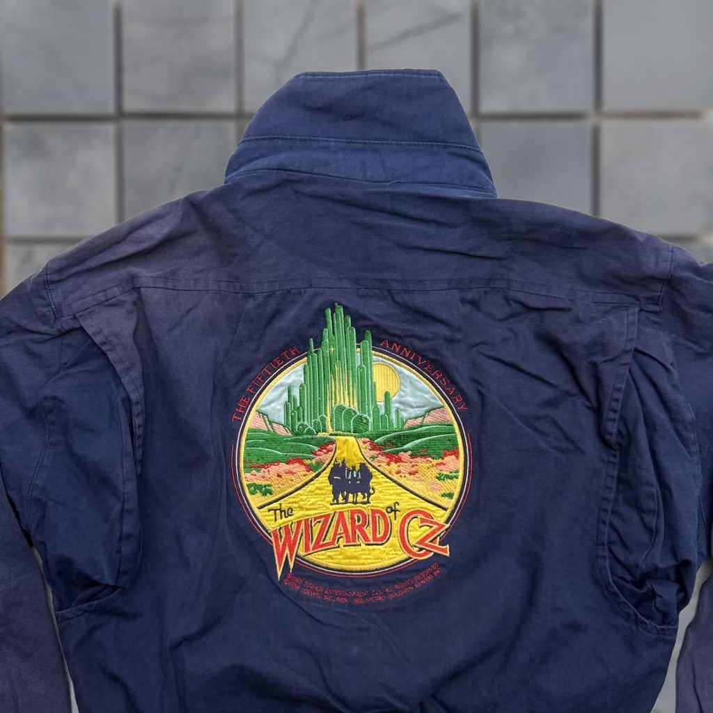 Vintage VINTAGE High Five Wizard Of Oz Jacket Mens S Blue Bomber Embroidered 50th Size US S / EU 44-46 / 1 - 1 Thumbnail