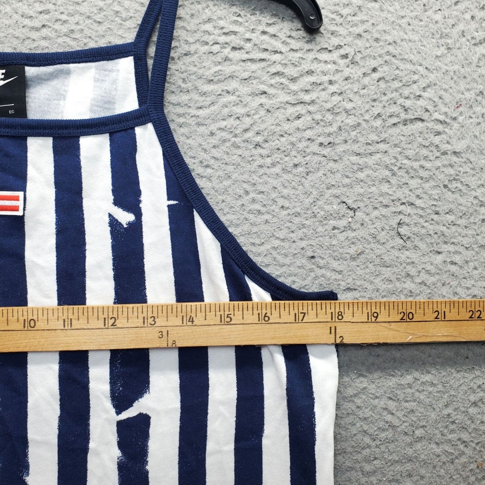 Nike Nike Cami Dress Womens Size XL Multistriped Red Sleeveless Spaghetti Strap Knee Length Casual Summer VINTAGE? No Size XL / US 12-14 / IT 48-50 - 3 Thumbnail