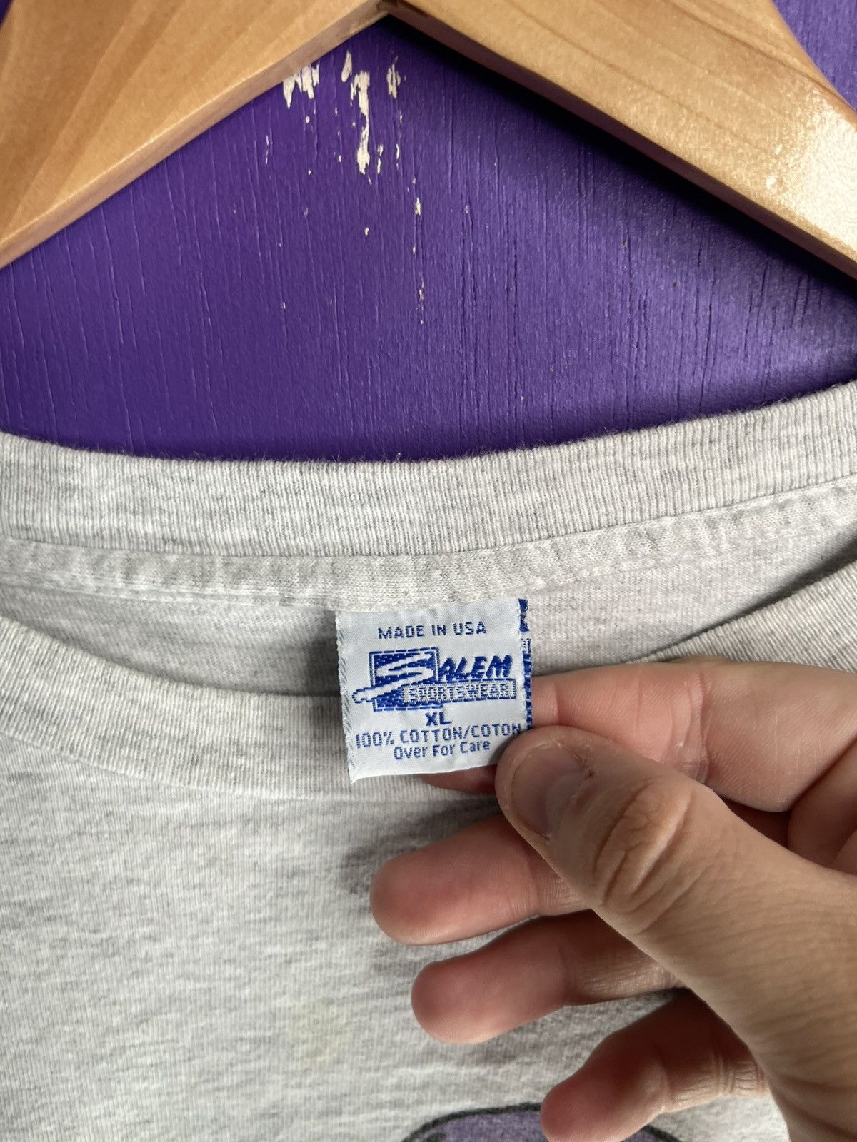 Salem Sportswear × Vintage Vintage 90s Salem sportswear FEDEX promo t-shirt Size US XL / EU 56 / 4 - 4 Thumbnail
