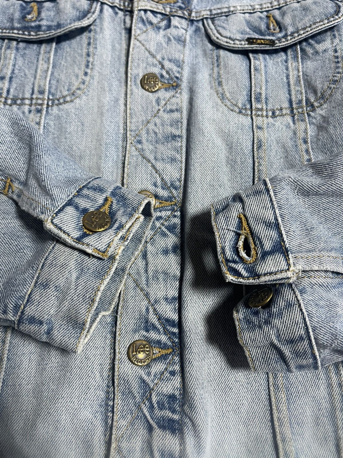 Lee × Vintage LEE RIDERS VINTAGE DENIM BLUE JACKET RARE 7850 USA SIZE XL Size US XL / EU 56 / 4 - 16 Thumbnail