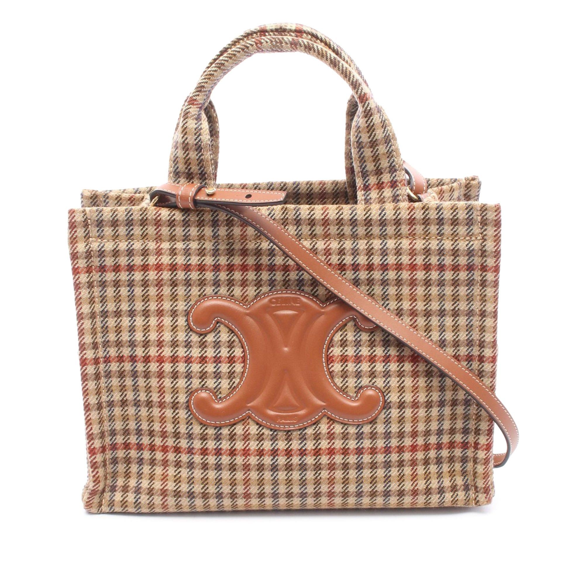 Celine Tweed Triomphe Cabas Thais Tote Size ONE SIZE - 1 Thumbnail