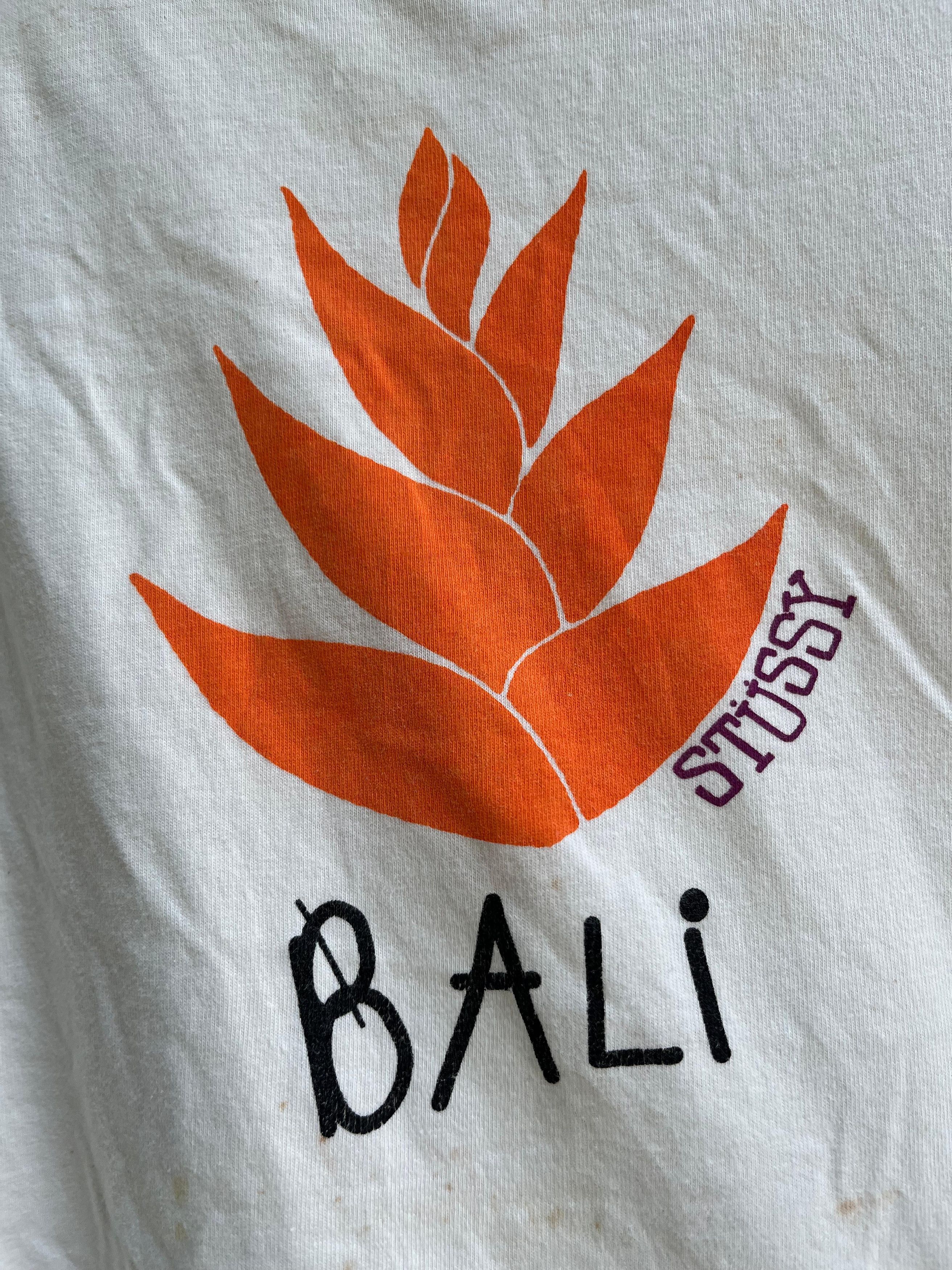 Stussy × Vintage 💥Rare💥Stussy Flower Bali Tshirt Size US S / EU 44-46 / 1 - 4 Thumbnail