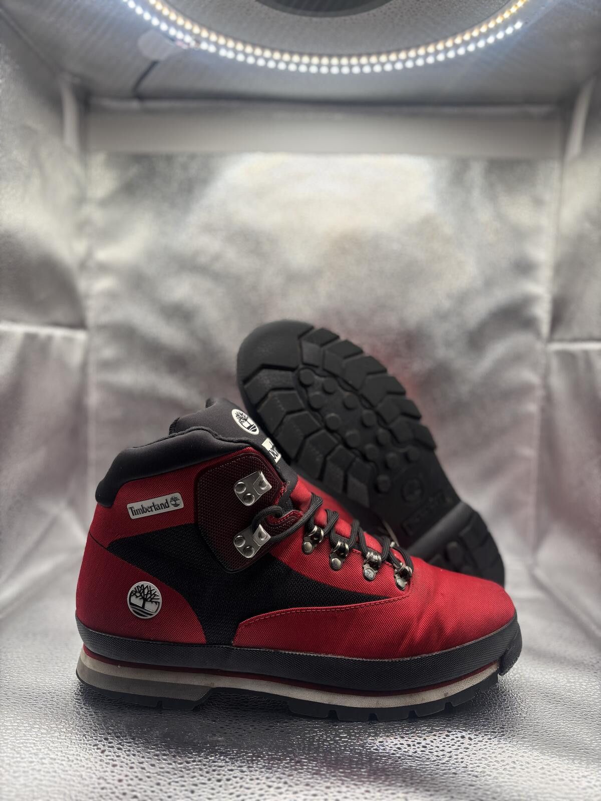 Timberland Timberland euro hiker mid jacquard red Size US 11 / EU 44 - 1 Thumbnail