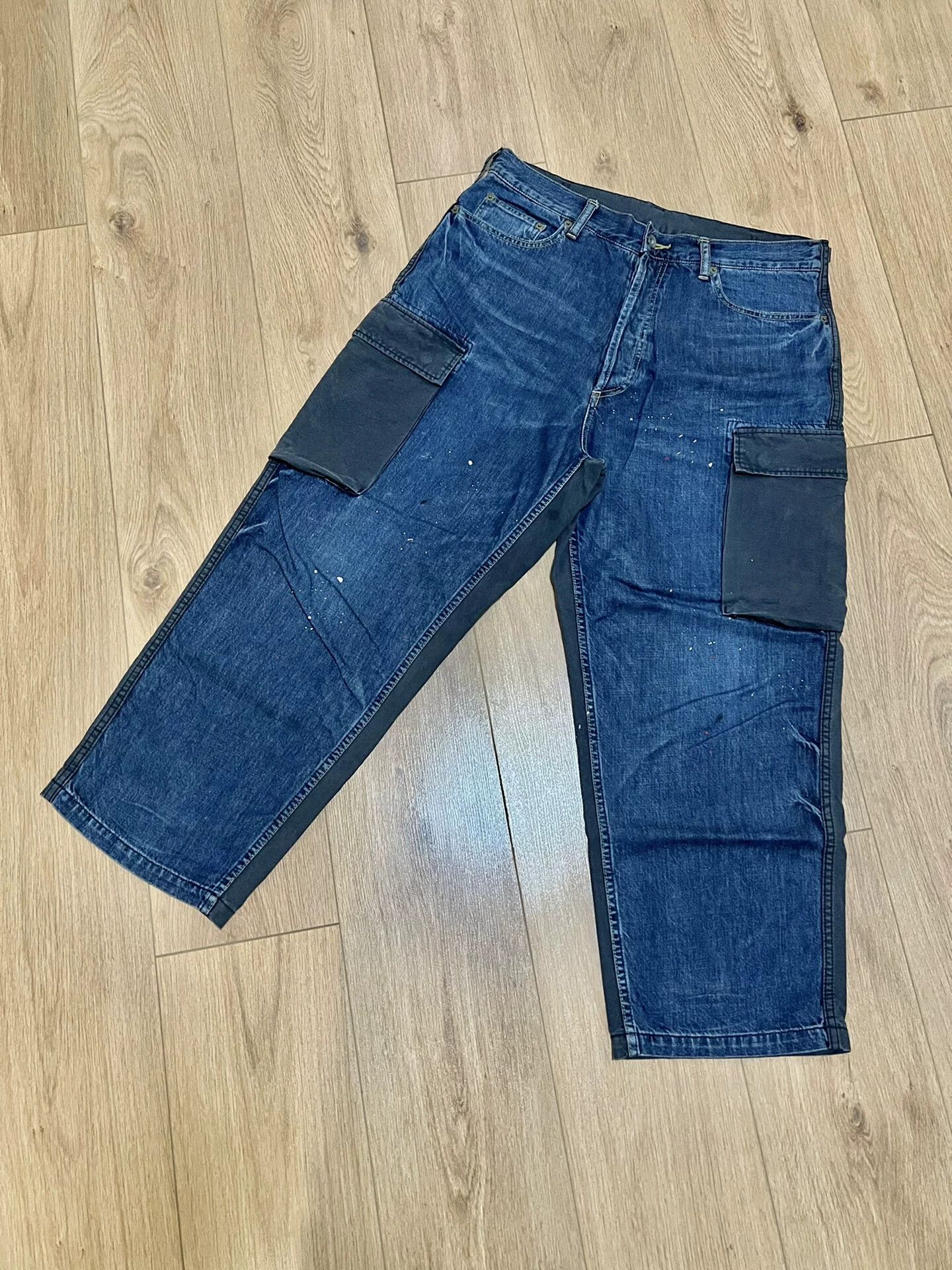 Madness madness denim and ripstop cargo pants Size US 34 / EU 50 - 1 Thumbnail