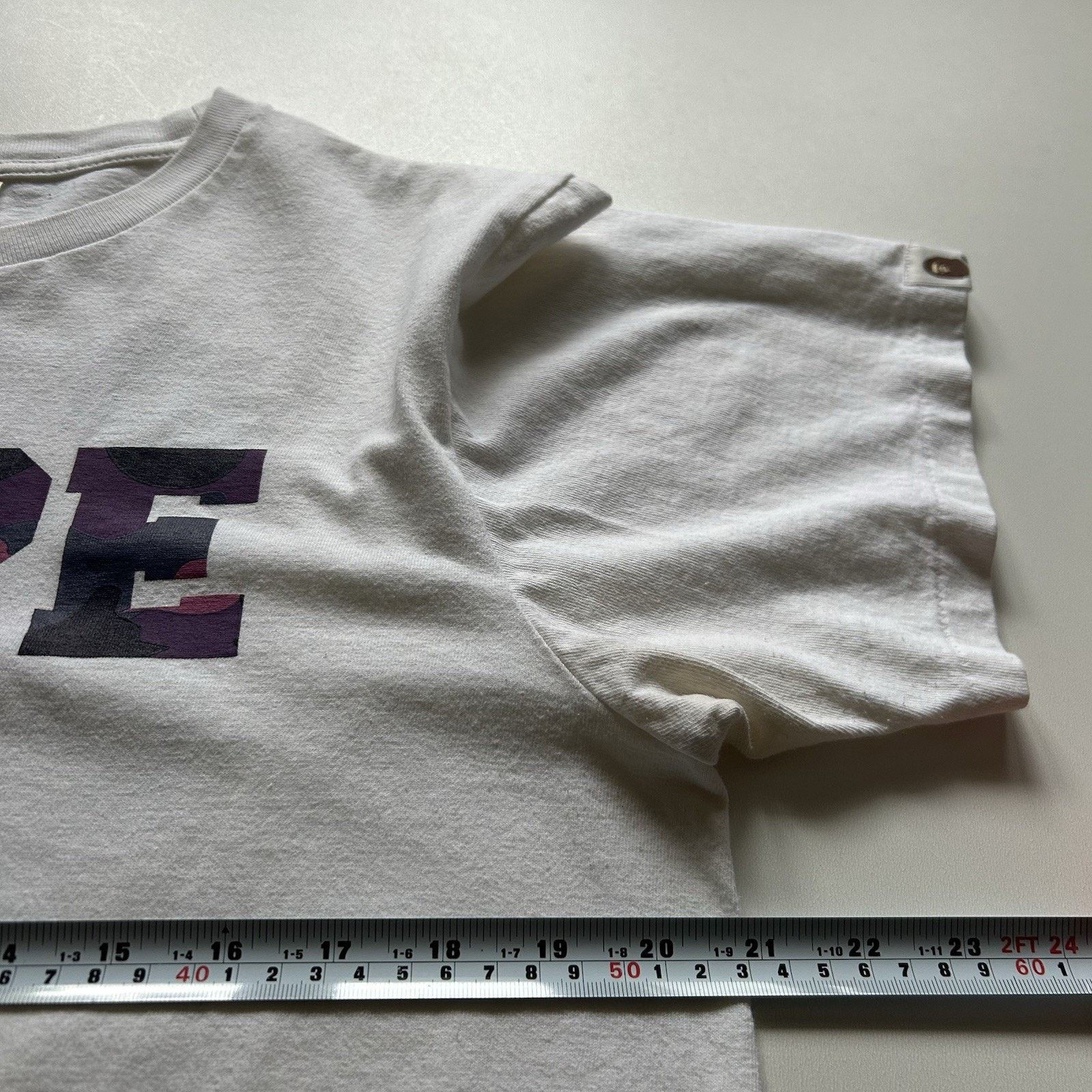 Bape A Bathing Ape Bape Shirt Large Purple Camo 93 Single Stitch Size US L / EU 52-54 / 3 - 5 Thumbnail