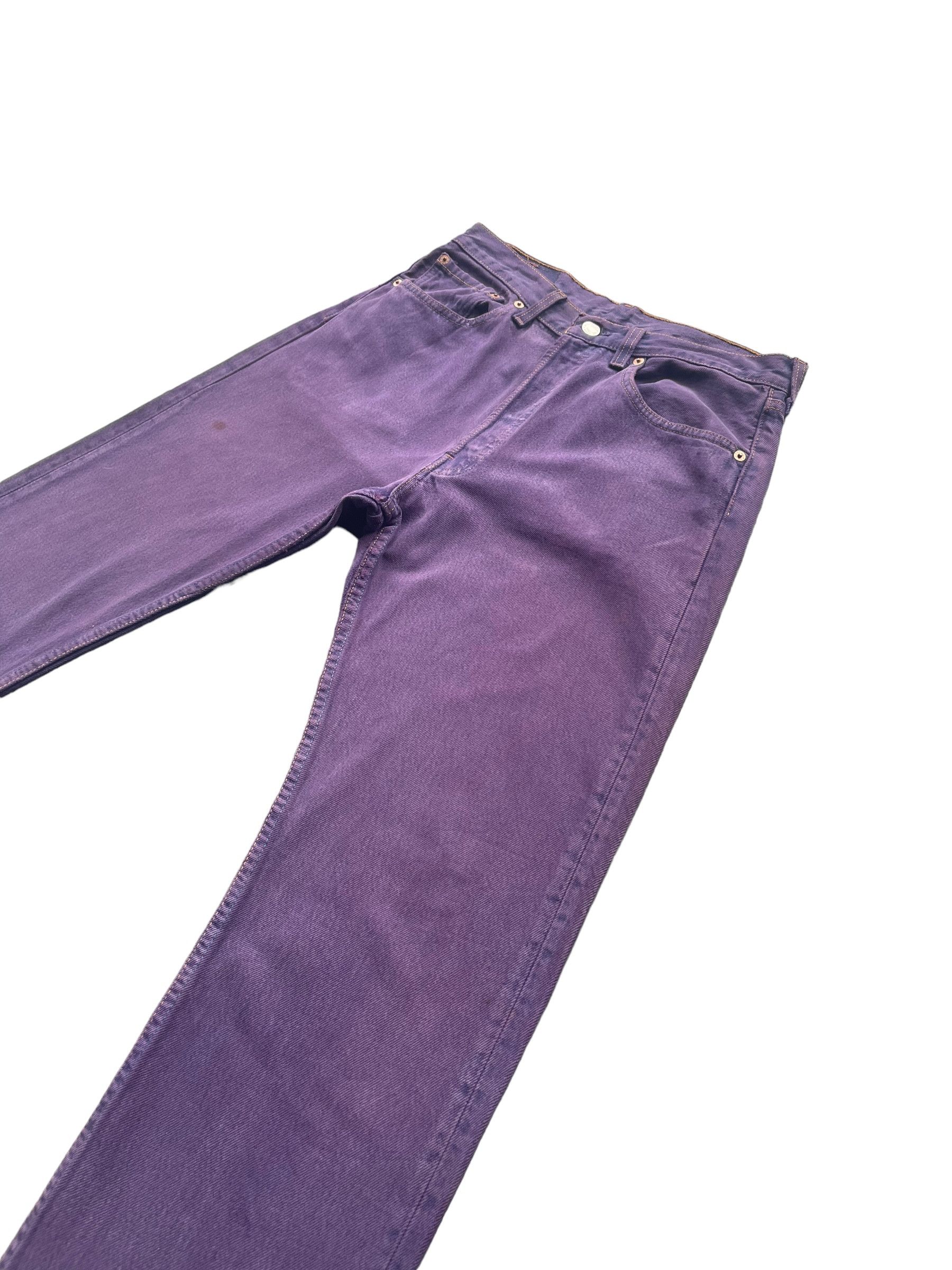 Vintage 1997 Levis 501 e Purple For Women