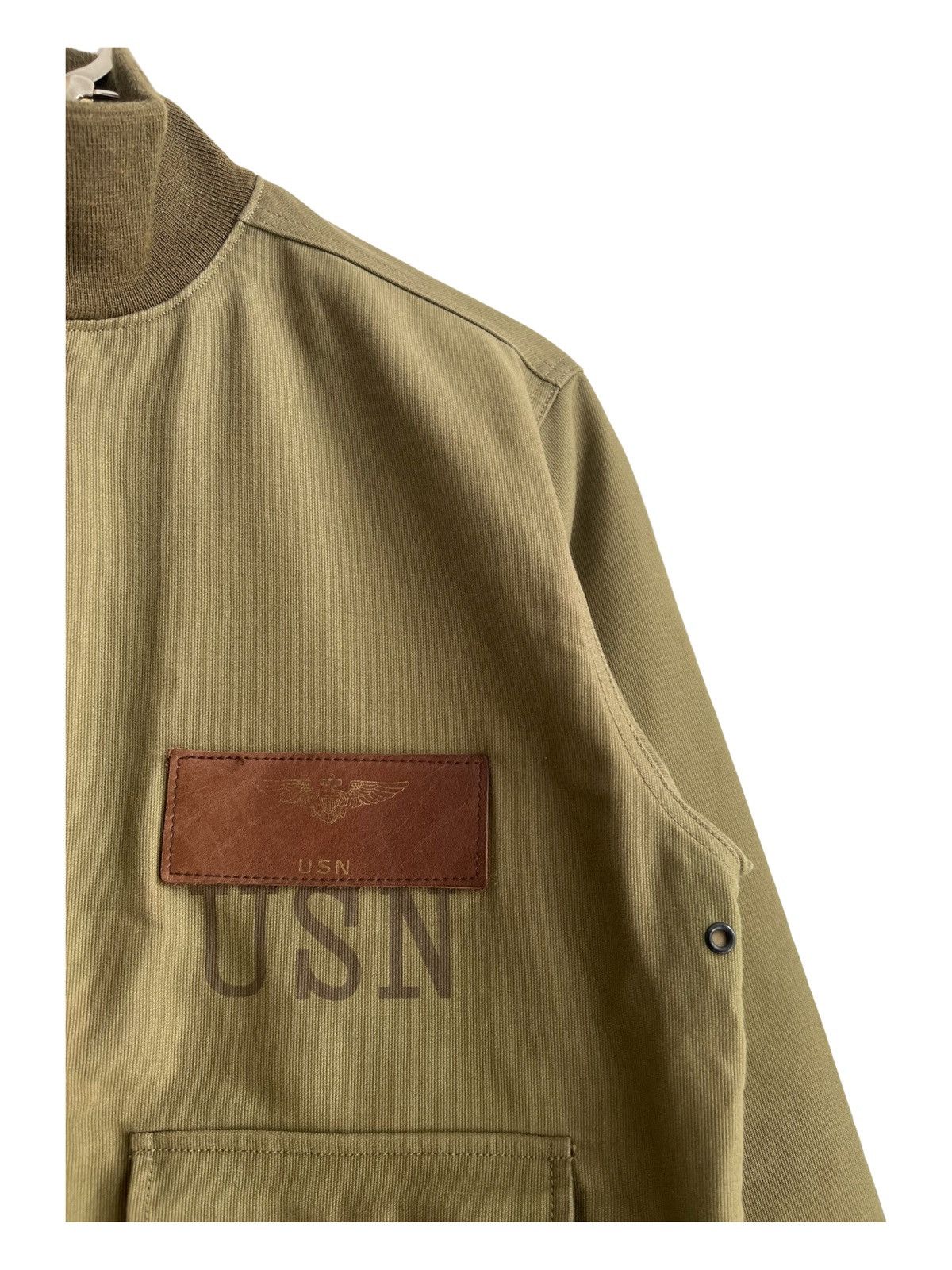 Buzz Rickson's 1930s USN Type 37J1 Aviator Spring Flying Jacket Bronson MFG Size US M / EU 48-50 / 2 - 7 Thumbnail