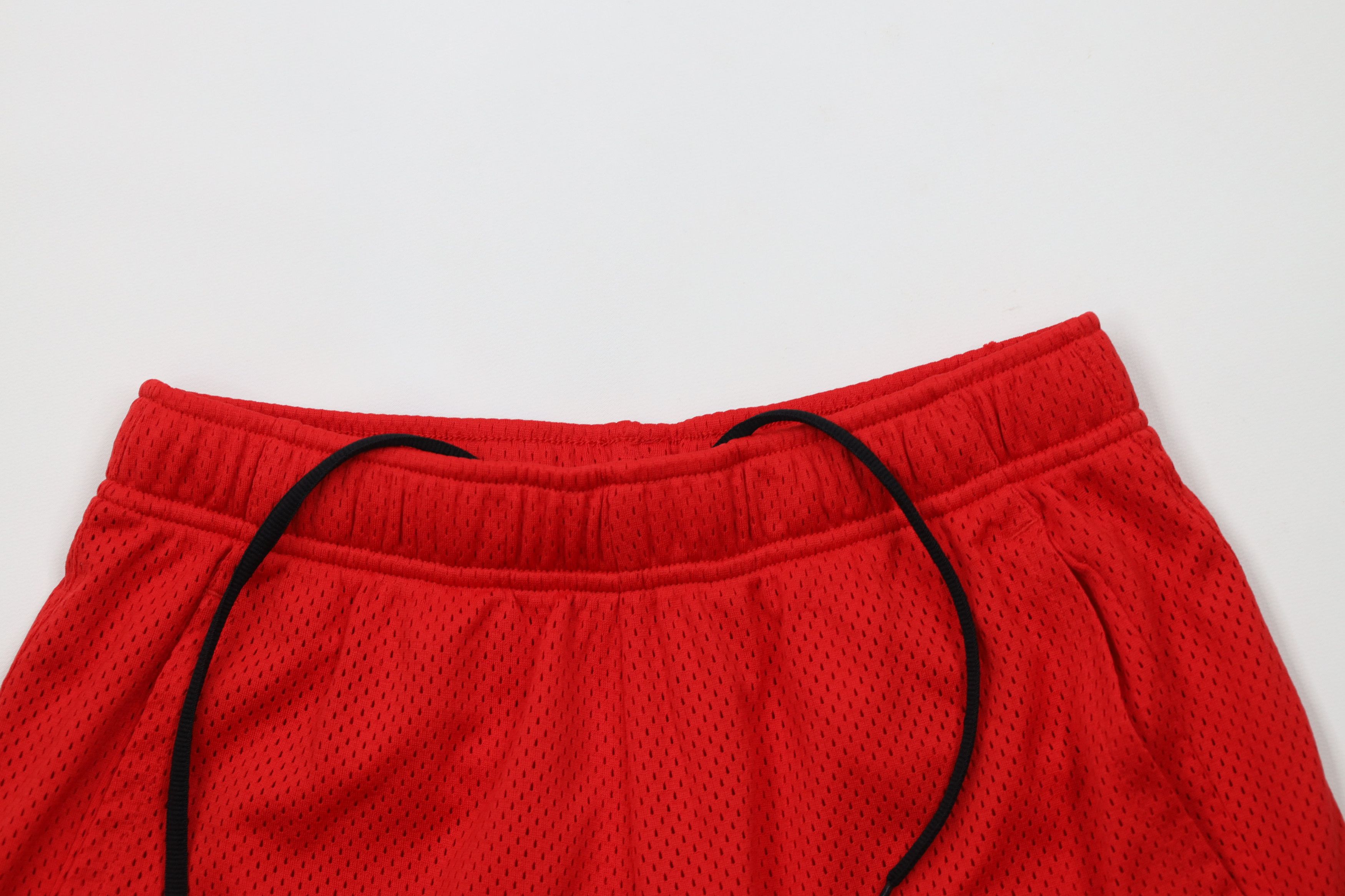 Nike × Vintage Vintage Y2K Nike Mini Swoosh Above Knee Mesh Shorts Red Size US 30 / EU 46 - 2 Thumbnail