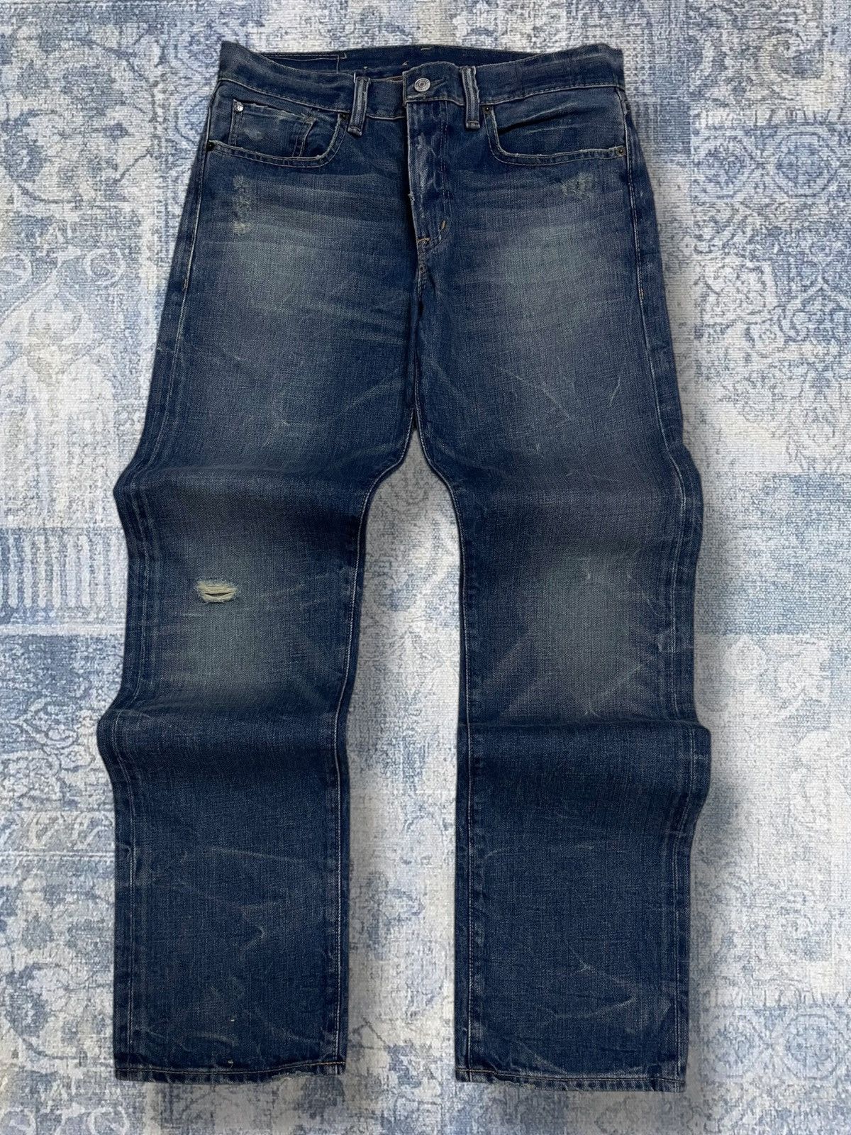 Polo Ralph Lauren Vintage Designer Denim Supply Ralph Lauren Distressed Denim Size US 32 / EU 48 - 1 Thumbnail