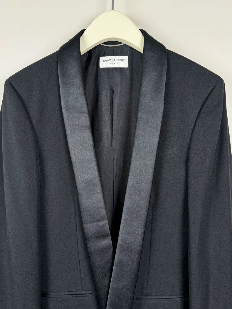 Saint Laurent Paris Saint Laurent Paris Green fruit collar wool suit-2506 Size US S / EU 44-46 / 1 - 3 Thumbnail