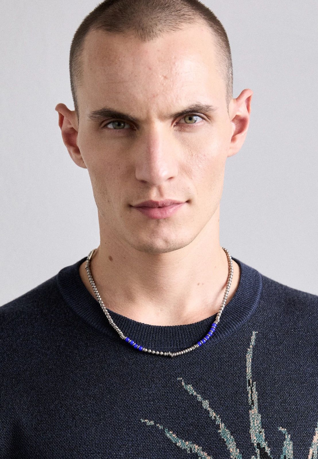 Paul Smith !DS! SS23 Paul Smith Beads Silver Blue Necklace Size ONE SIZE - 4 Thumbnail