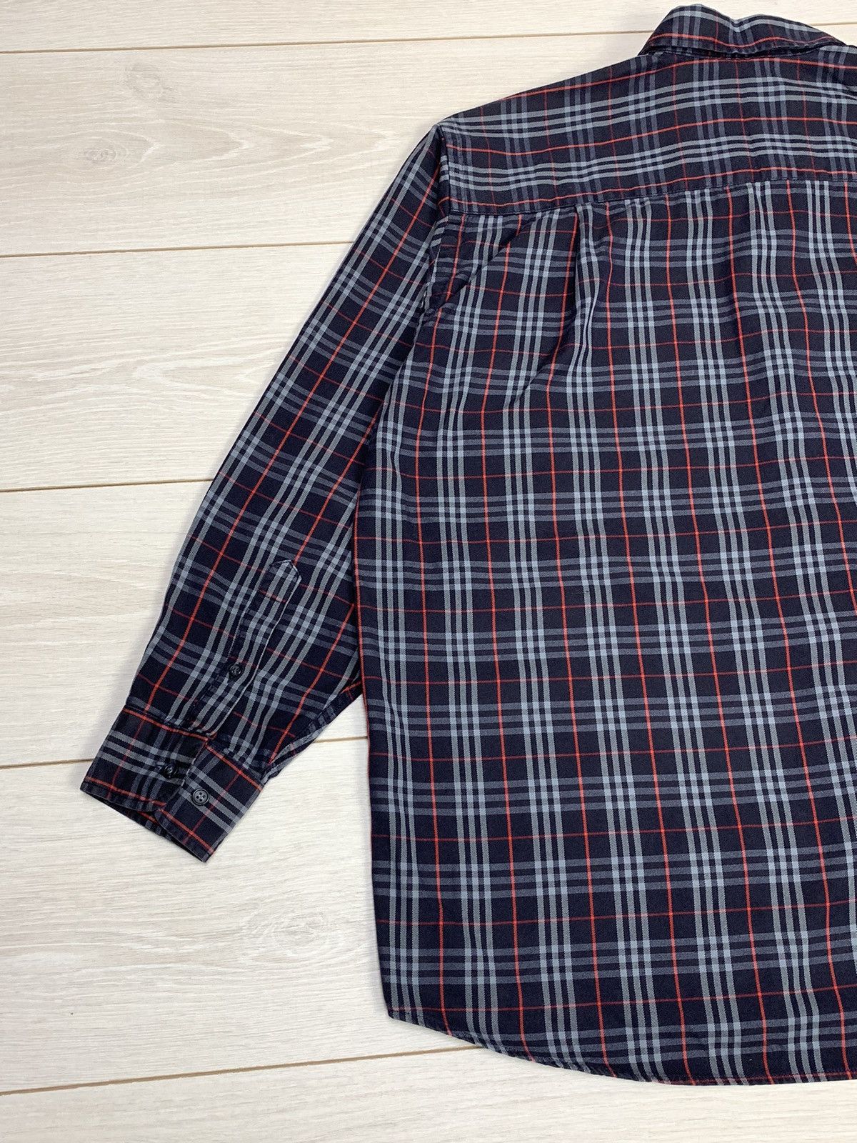 Burberry Burberrys London Nova Check Blue Oxfords Shirt Size US XL / EU 56 / 4 - 8 Thumbnail
