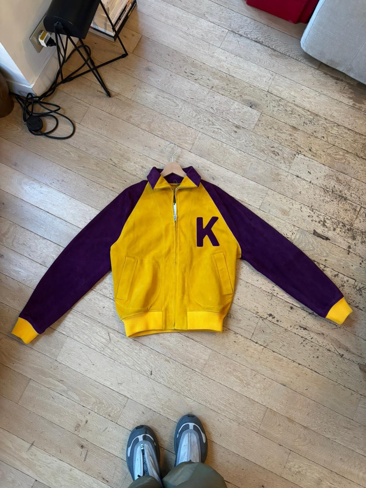 Kenzo Kenzo Éléphant suede Varsity Jacket Size US S / EU 44-46 / 1 - 1 Thumbnail
