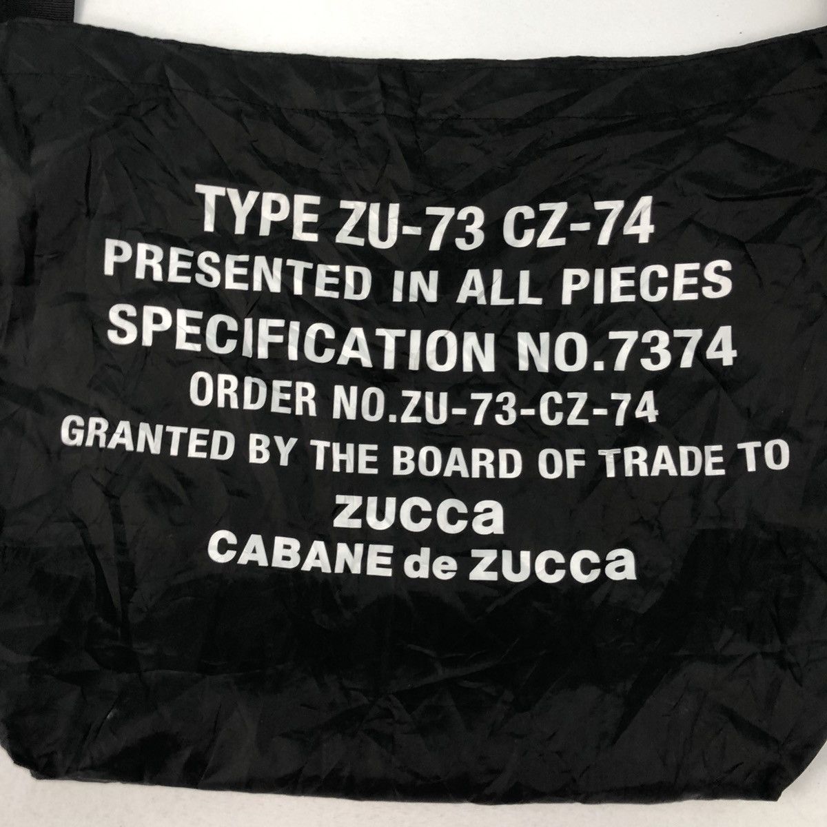 CABANE de ZUCCa CABANE DE ZUCCA NYLON SLING TOTE BAG Size ONE SIZE - 2 Thumbnail