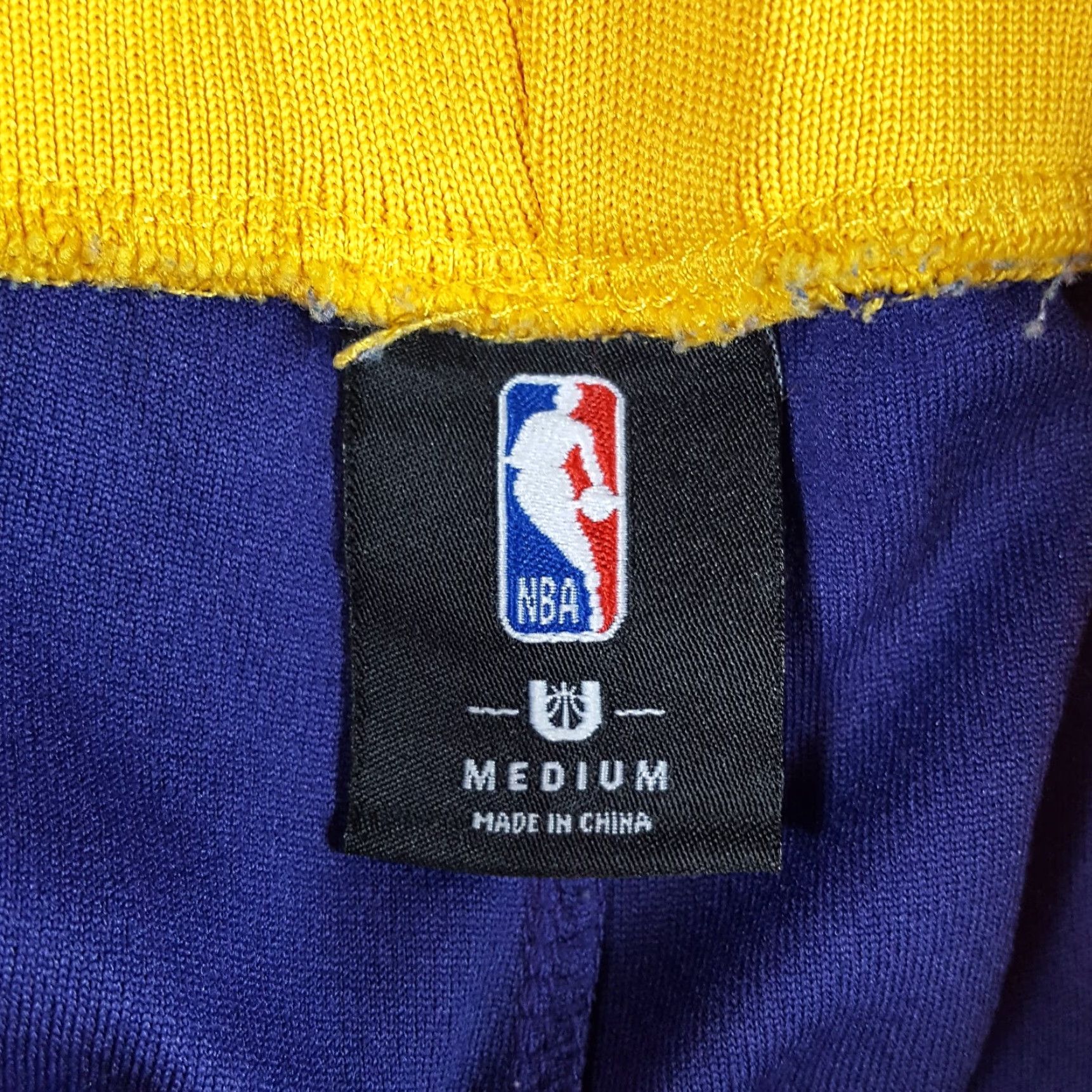 NBA VINTAGE NBA Phoenix Suns Devin Booker Basketball Shorts Mens M Purple Yellow Size US 31 - 6 Thumbnail