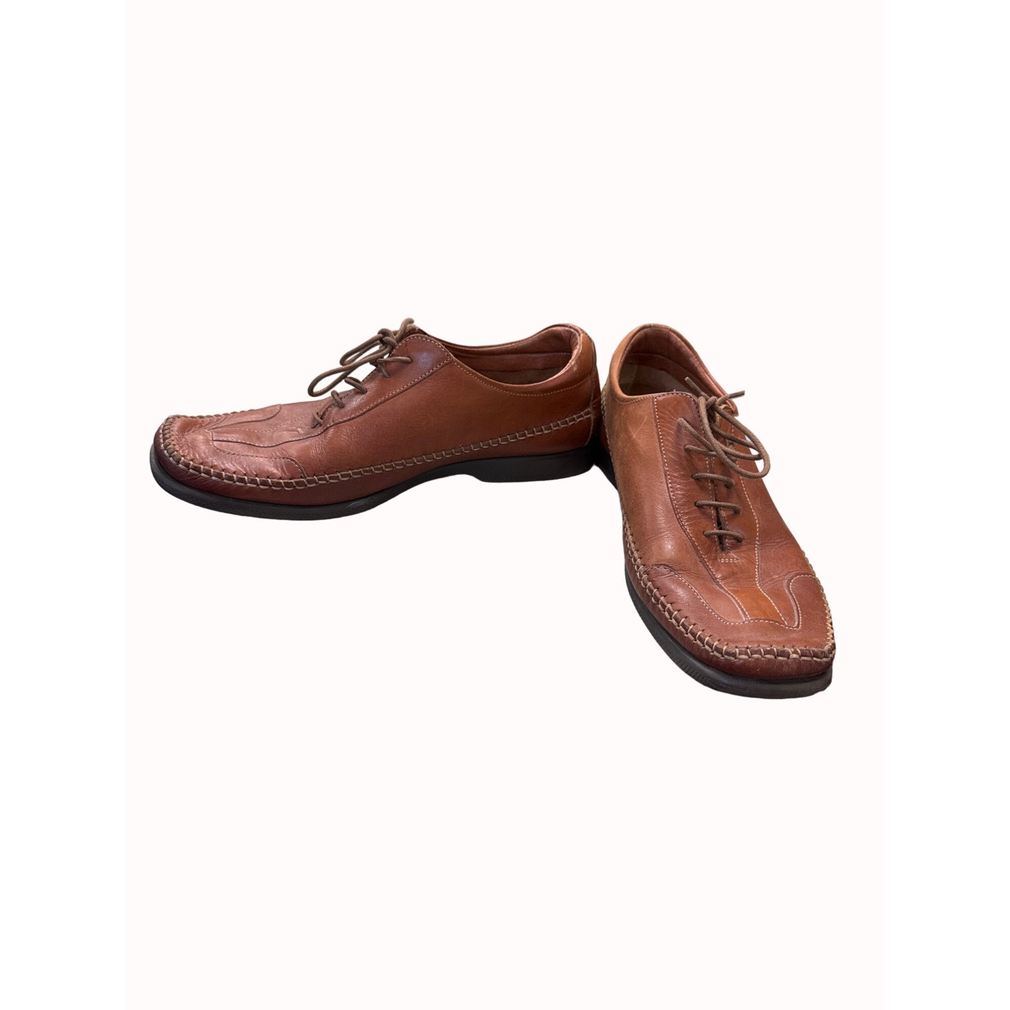 Designer La Bottega Delle Pelli Italian men’s leather dress shoes siz Size US 11 / EU 44 - 3 Thumbnail