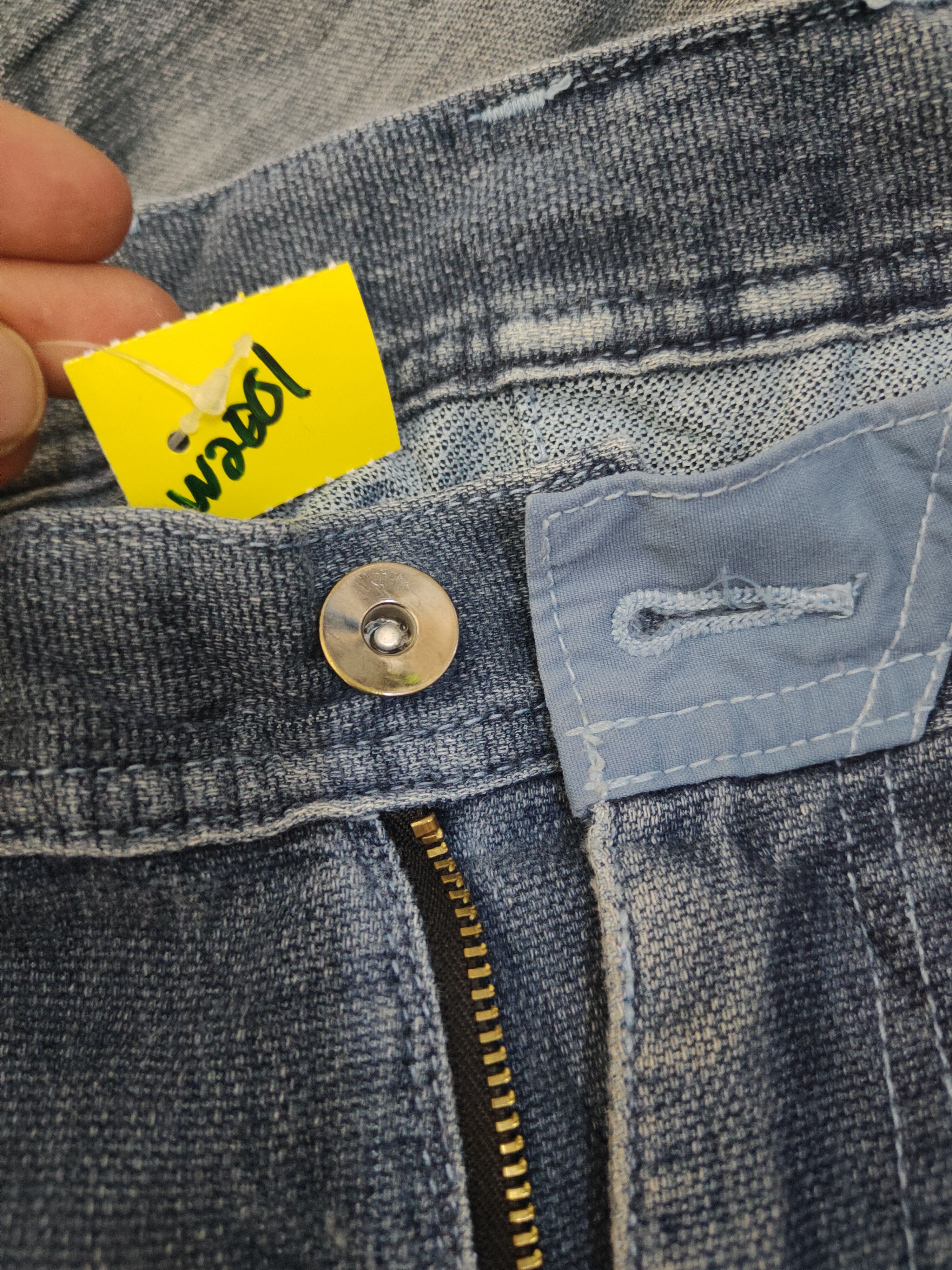 Japanese Brand Toraichi skinny Blue Distressed Ripped denim Jeans #W2001 Size US 29 - 18 Thumbnail