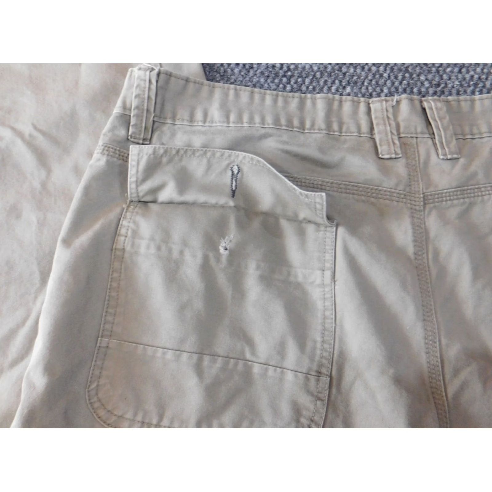 Sean John Sean John Mens Pants 38x30 Beige Straight Chino Regular Inseam 30 Comfort Stretch Logo Knit Front Flat Front Casual Workwear Modern Vintage No Size US 36 / EU 52 - 6 Thumbnail