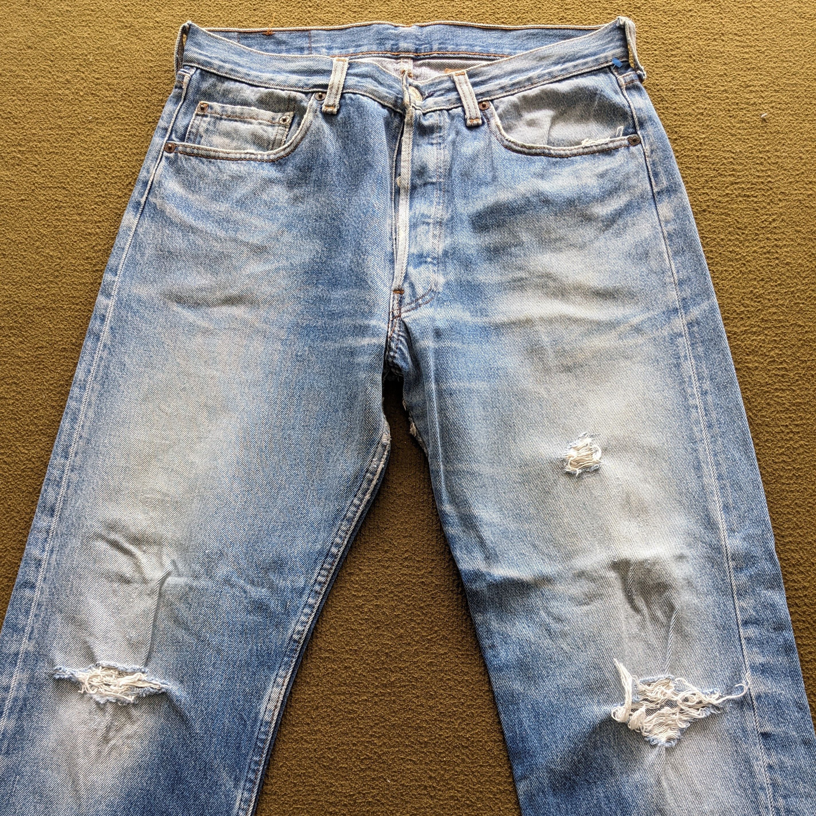 Vintage Vintage Levi's Strauss Co American Streetwear Brand Jeans Size US 31 - 2 Thumbnail