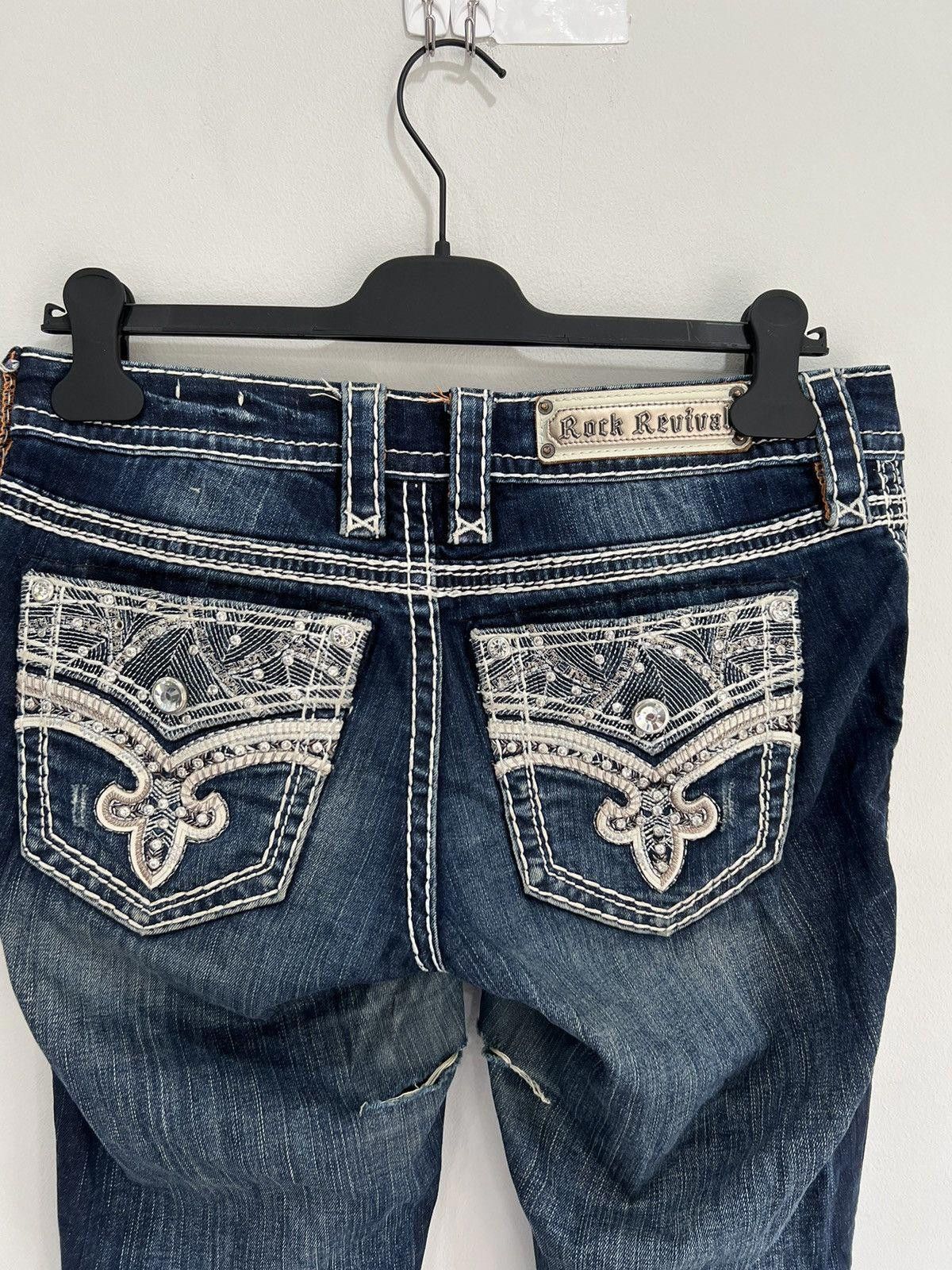 Rock Revival Y2K Rock Revival Denim Jeans Straight Pants grunge boot Size 28" / US 6 / IT 42 - 3 Thumbnail